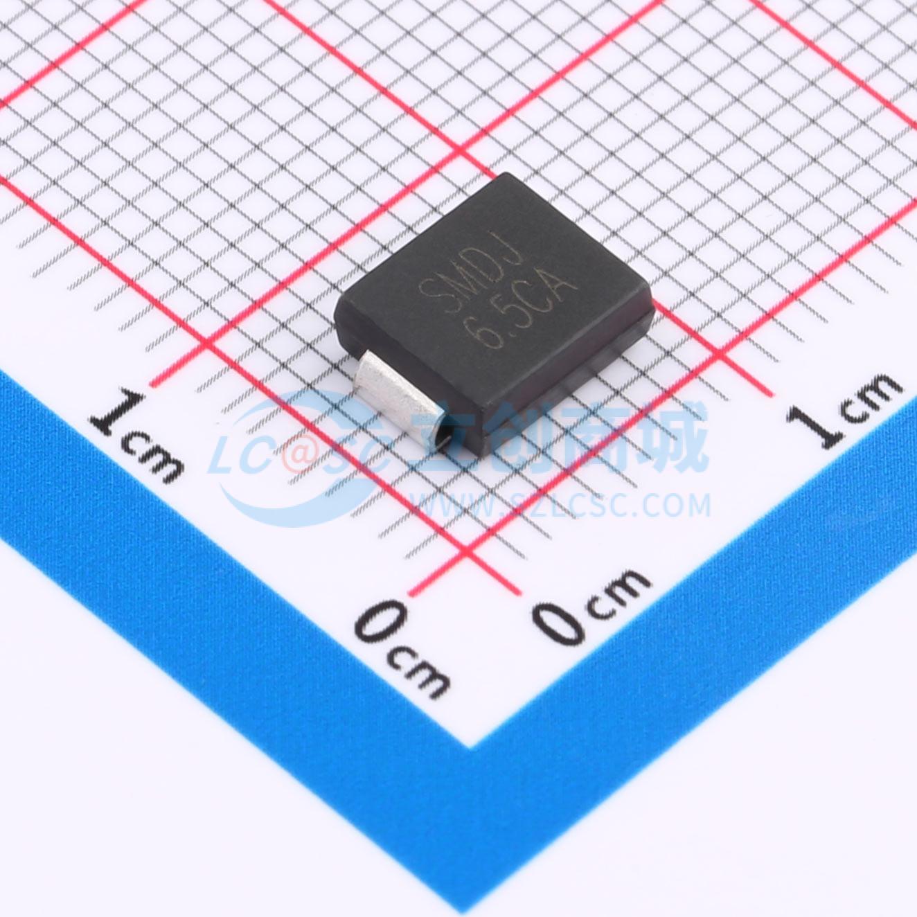 点击查看大图 SMDJ6.5CA实物图