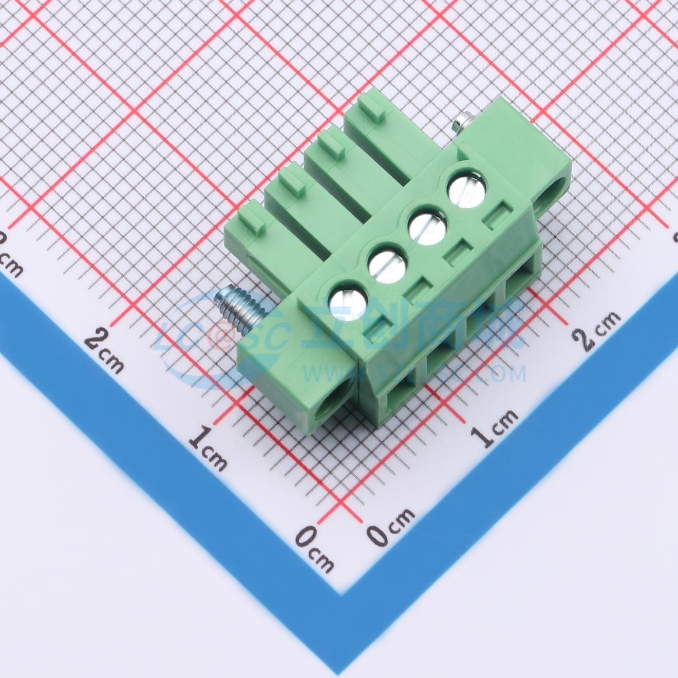 点击查看大图 HC-JXDZKM-3.81-4P实物图