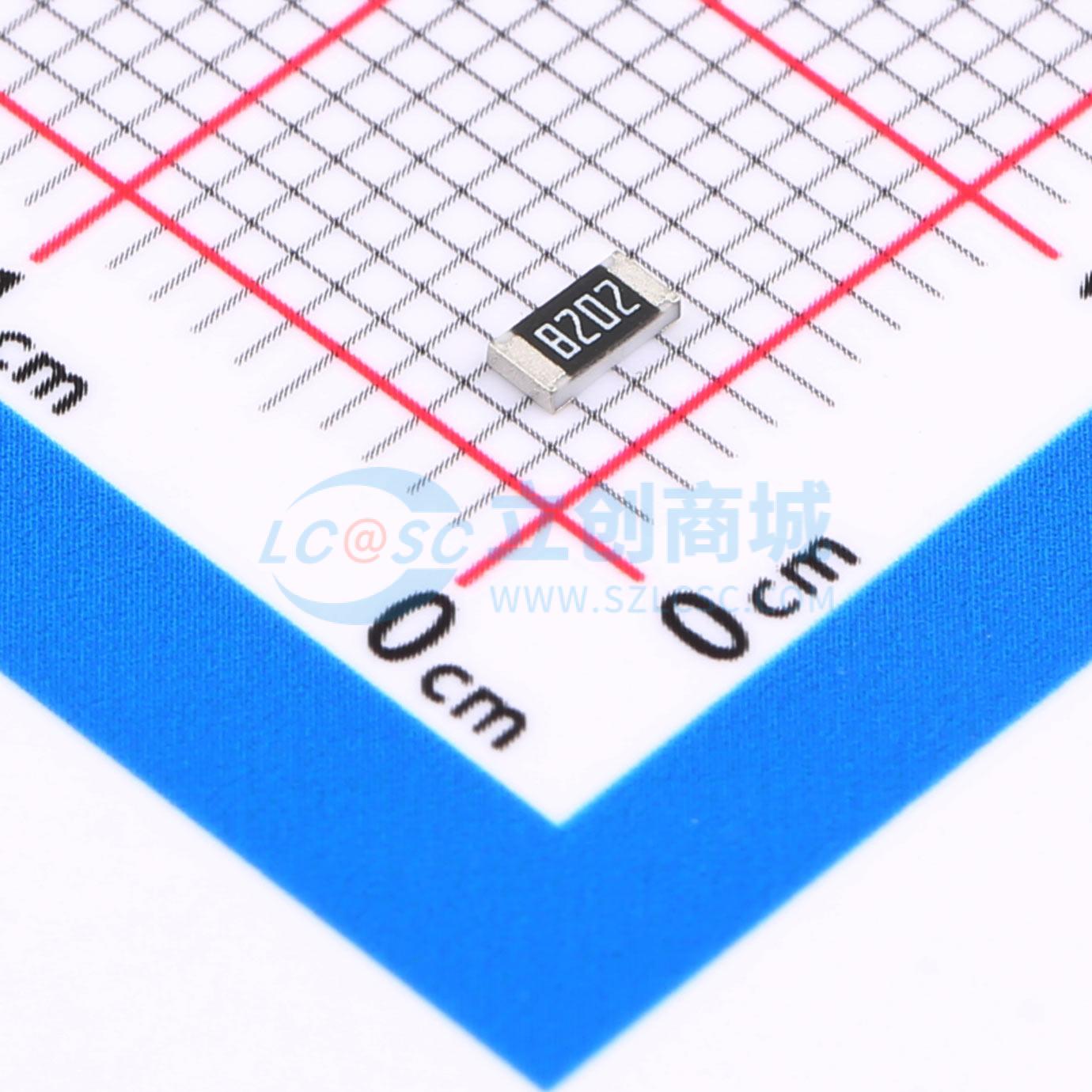 点击查看大图 FRC1206F8202TS实物图