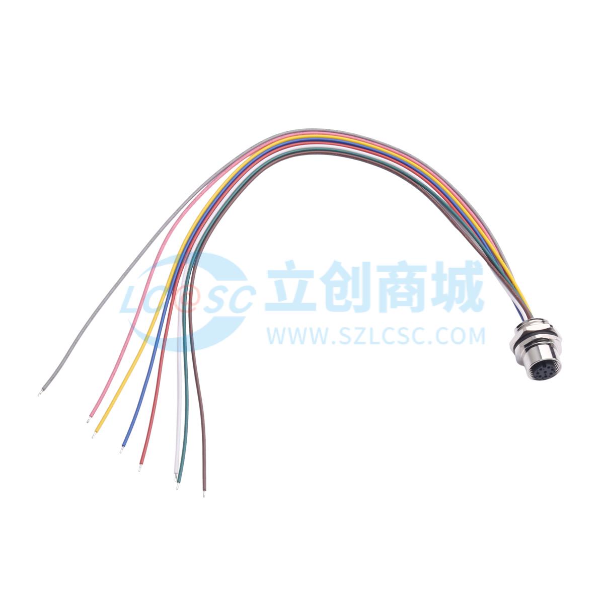 M12-S8A-GCBP9-0.3PV-NZGJ实物图