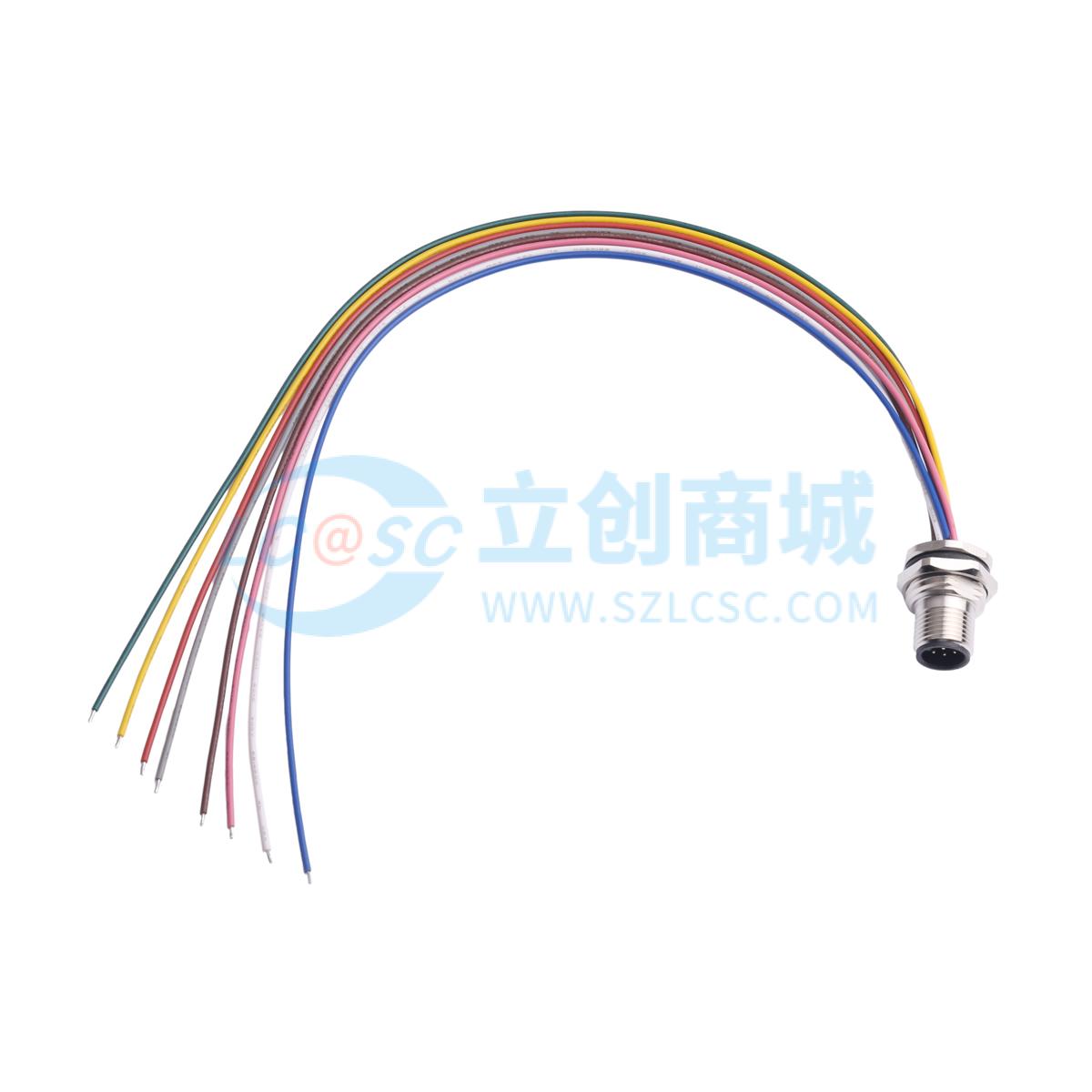 M12-P8A-GCFM16-0.3PV-NZGJ实物图