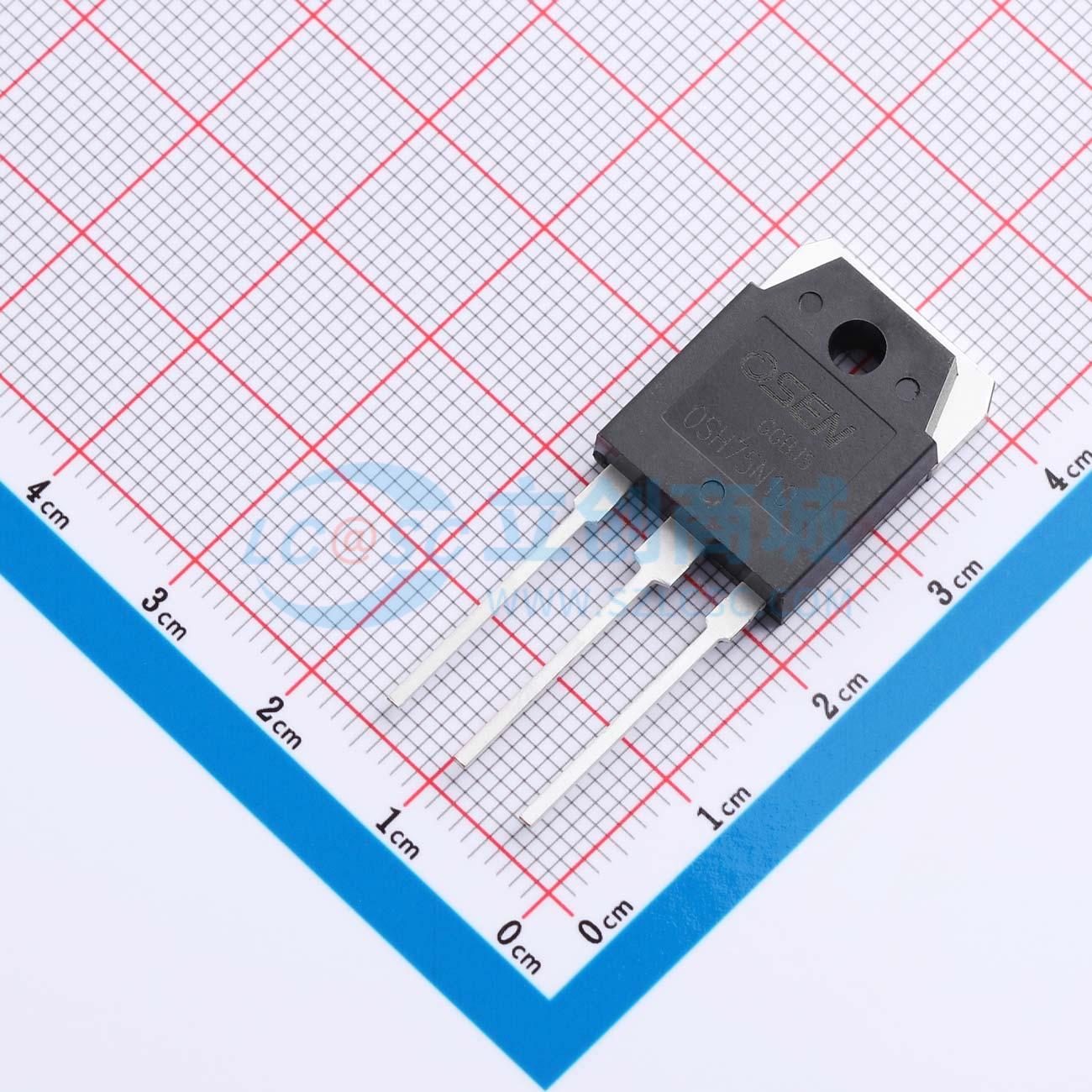 点击查看大图 OSH75N10实物图