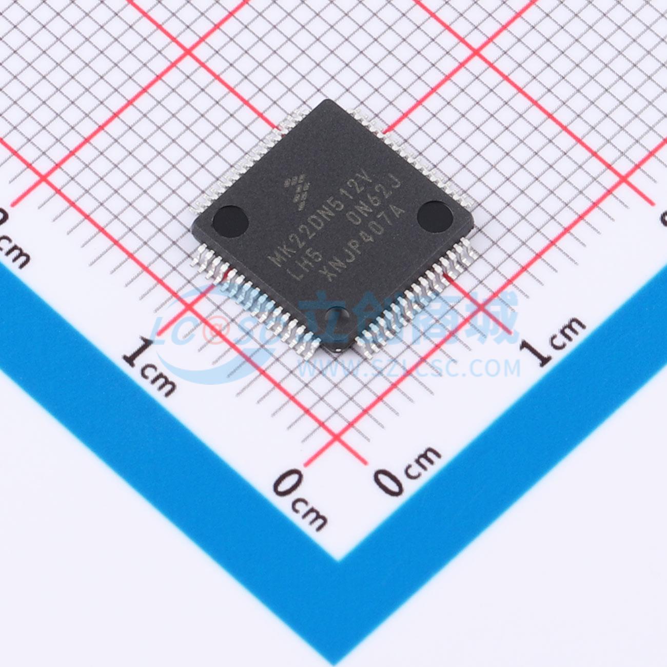 点击查看大图 MK22DN512VLH5实物图