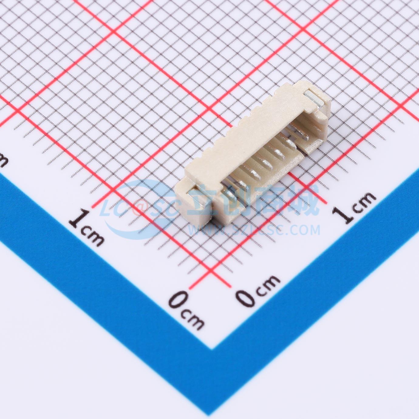 点击查看大图 MX1.25mm-7P-WT实物图