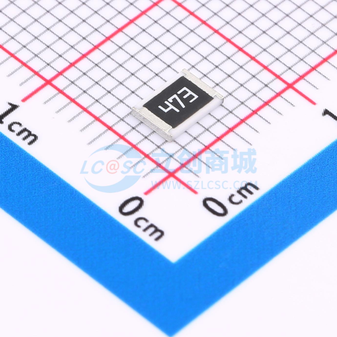 点击查看大图 FRC1812J473 TS实物图