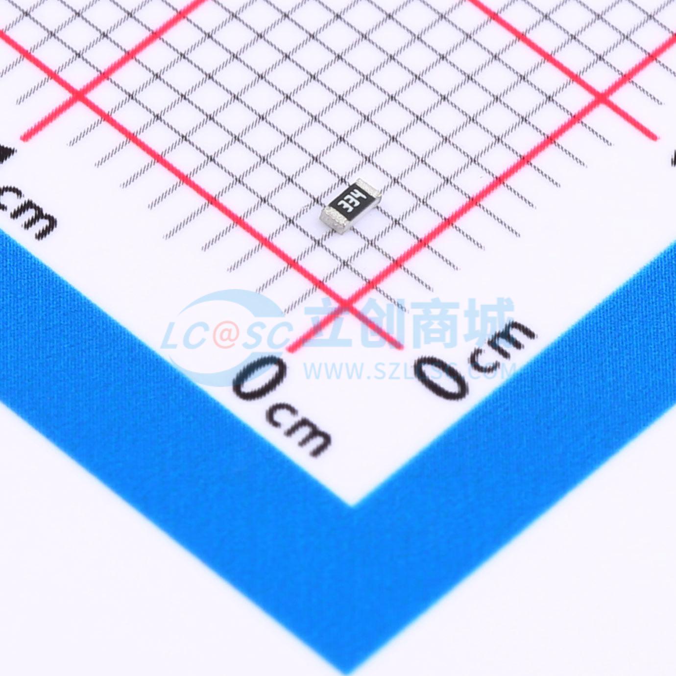 点击查看大图 FRC0603J334 TS实物图