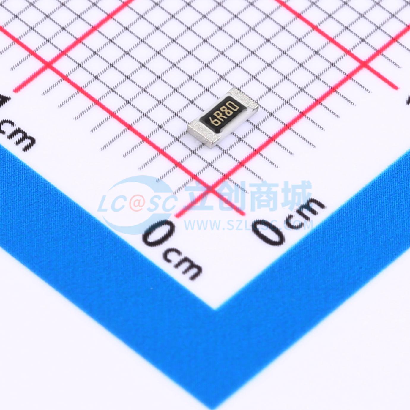 点击查看大图 MCR18EZHFL6R80实物图
