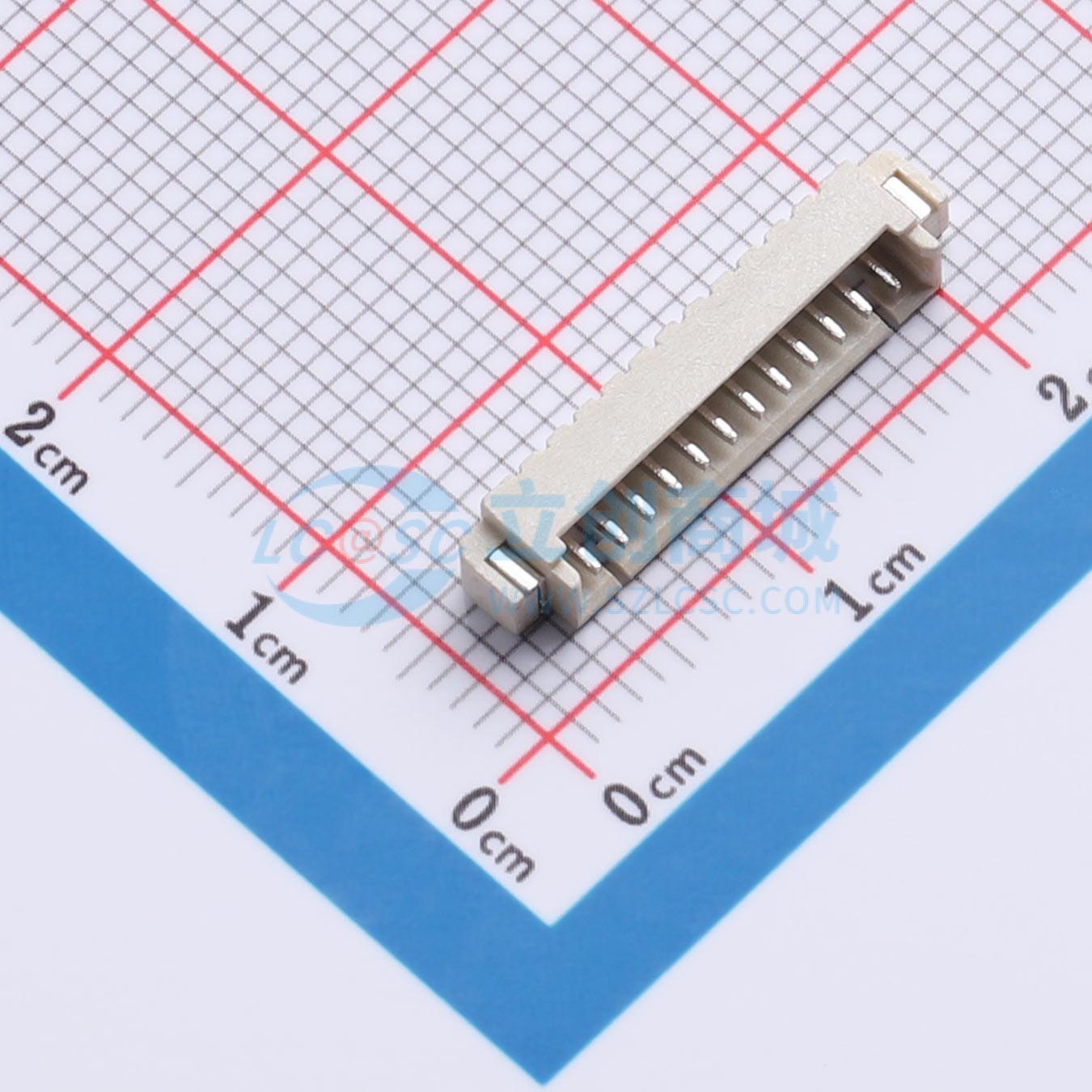 点击查看大图 MX1.25mm-12P-WT实物图