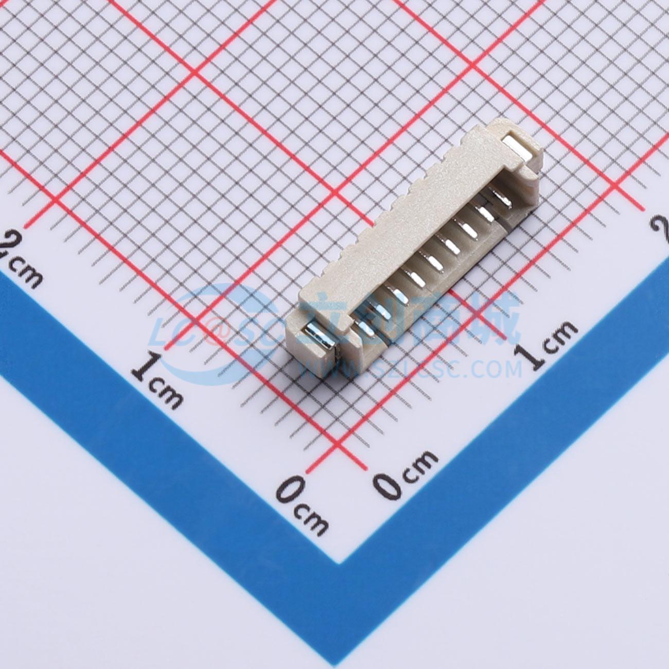 点击查看大图 MX1.25mm-9P-WT实物图