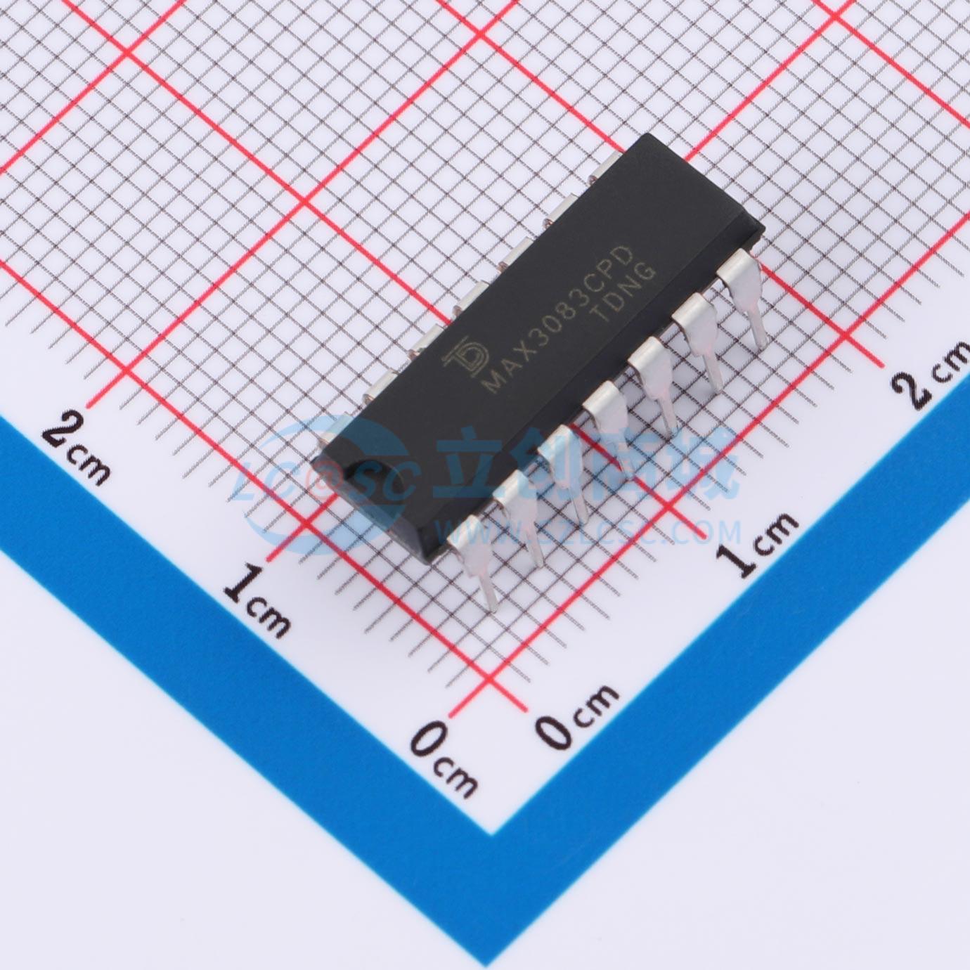点击查看大图 MAX3083CPD-TUDI实物图