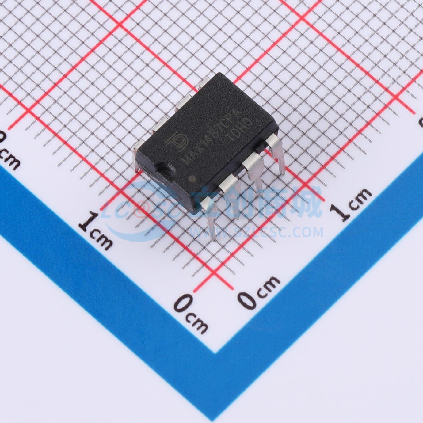 点击查看大图 MAX1487CPA-TUDI实物图