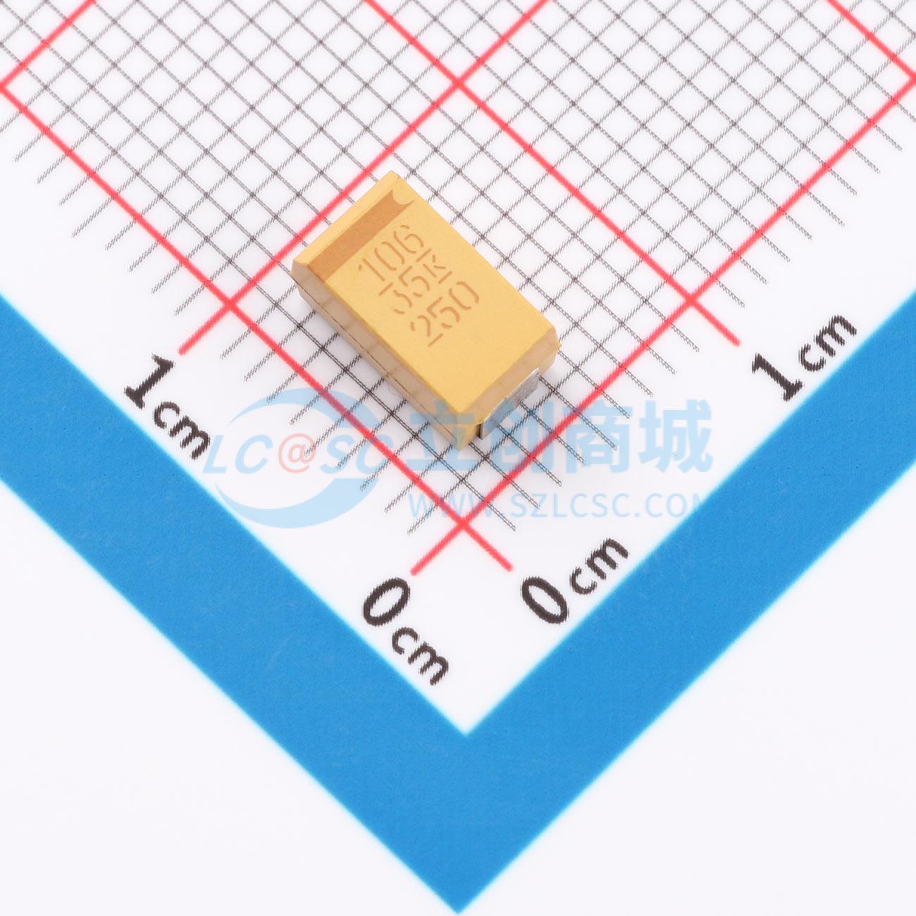 点击查看大图 T495X106K035ATE175实物图