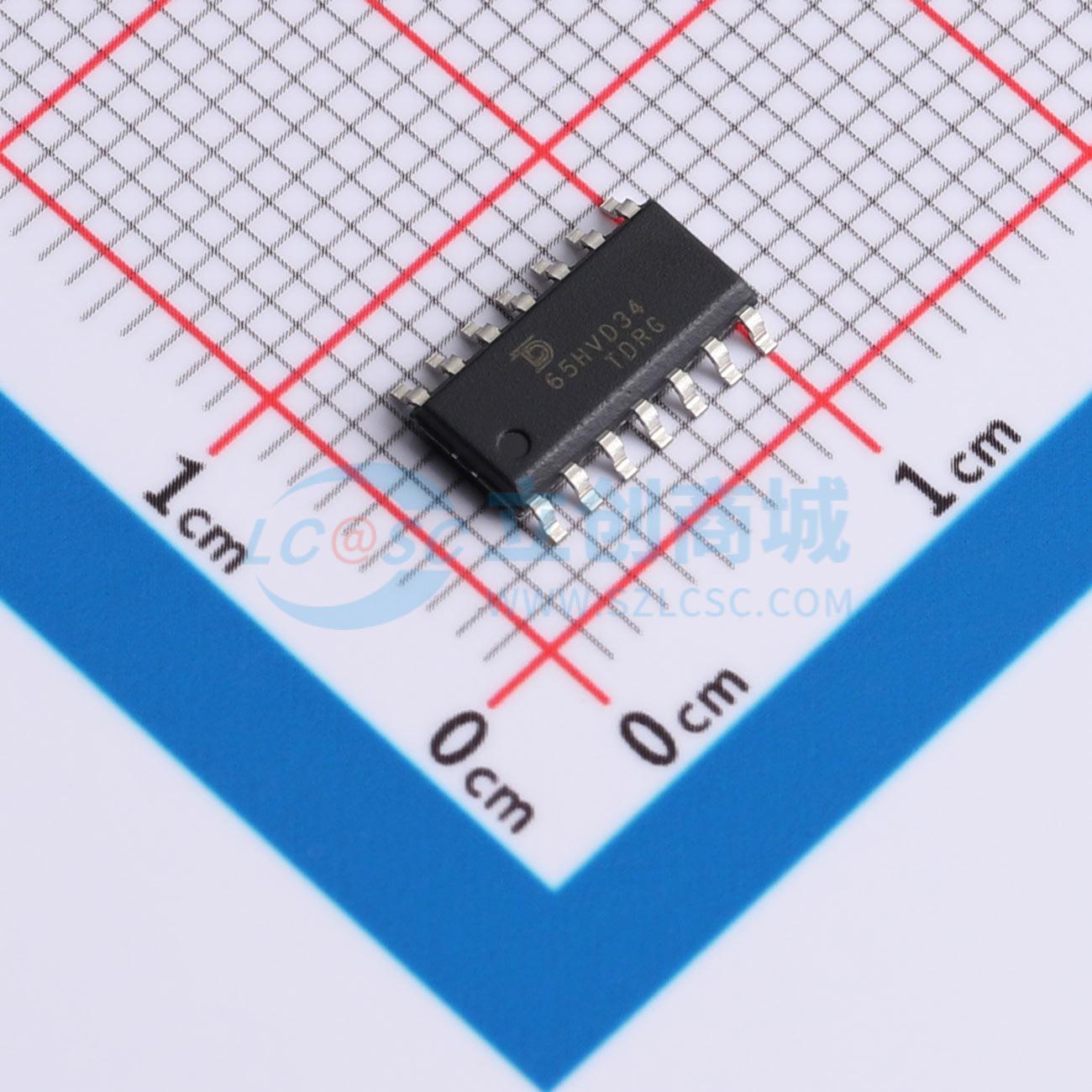 点击查看大图 SN65HVD34DR-TUDI实物图