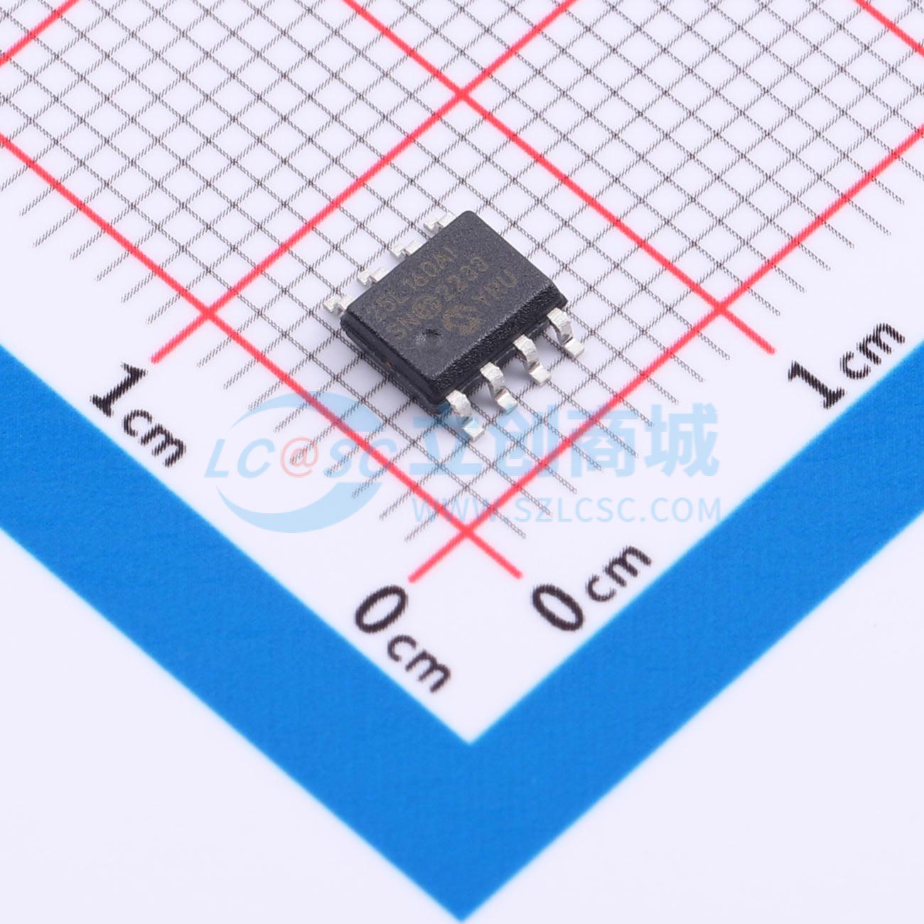 点击查看大图 25LC160AT-I/SN实物图