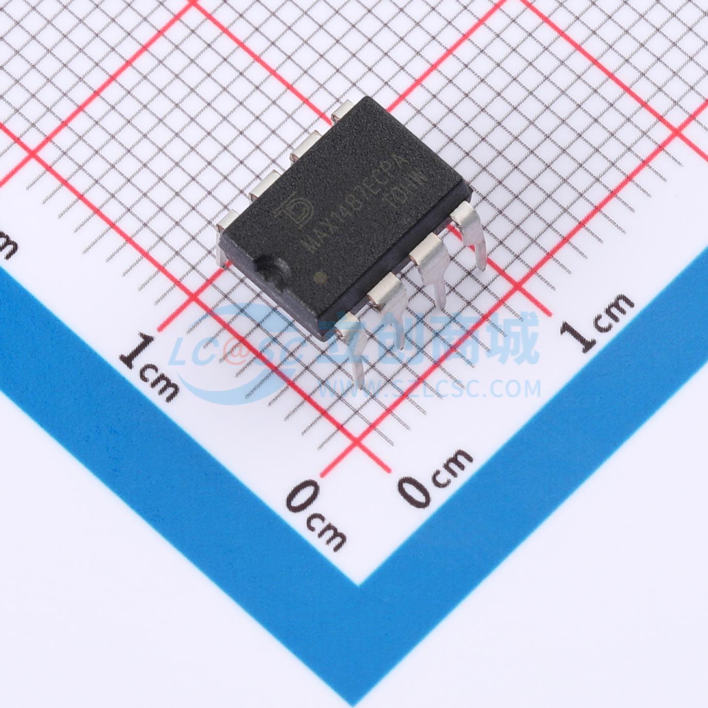 点击查看大图 MAX1487ECPA-TUDI实物图
