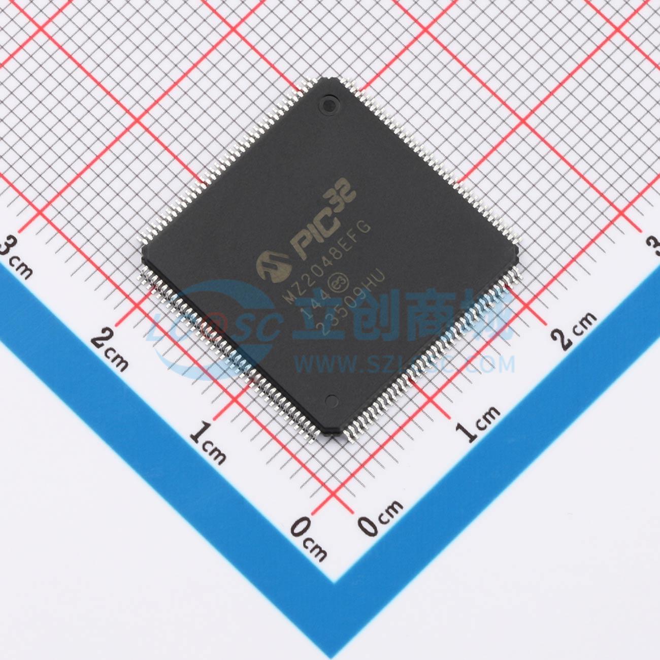 点击查看大图 PIC32MZ2048EFG144-E/PL实物图
