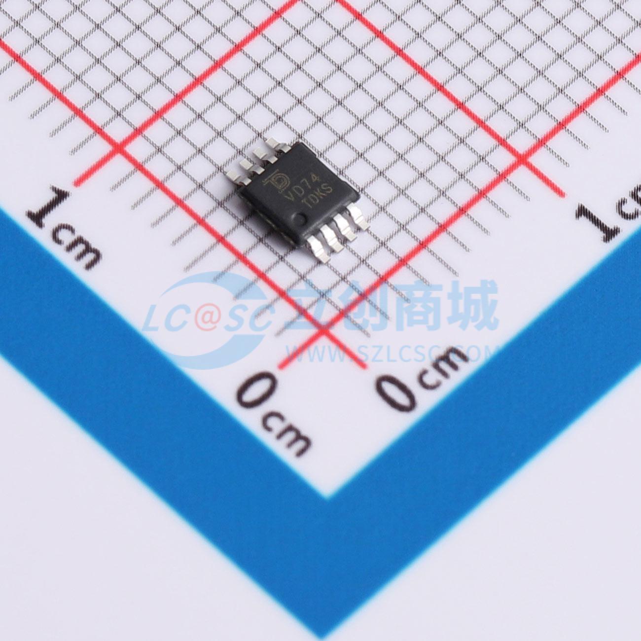 点击查看大图 SN65HVD74DGKR-TUDI实物图