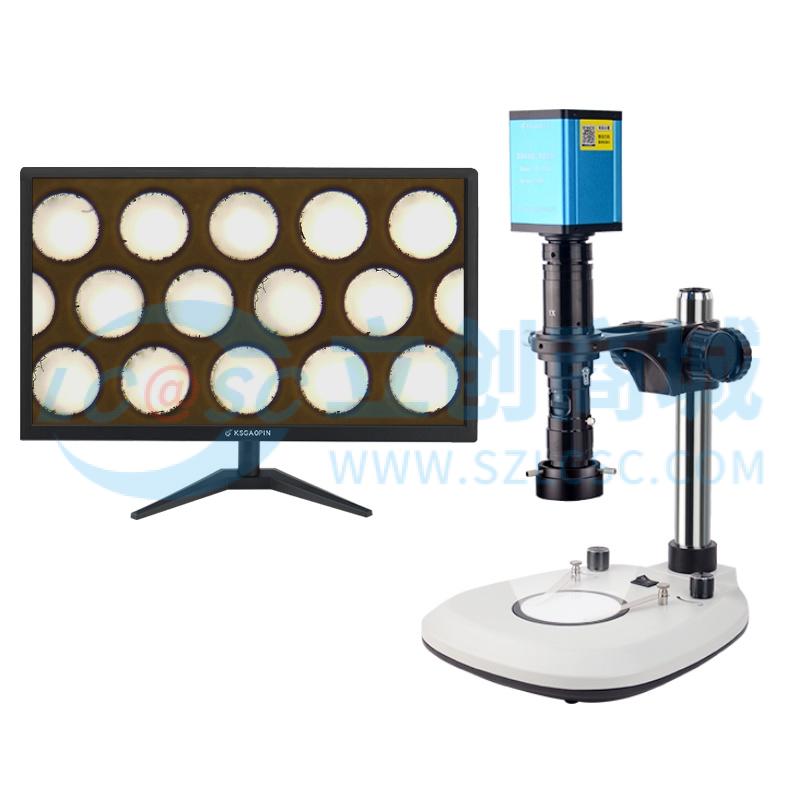 GP-307S-4K上下光源+高品27寸4K显示屏实物图