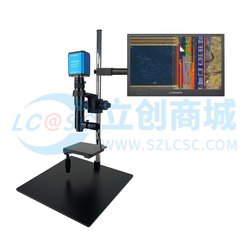 GP-463T-4K同轴光源+高品15.6寸4K显示屏实物图