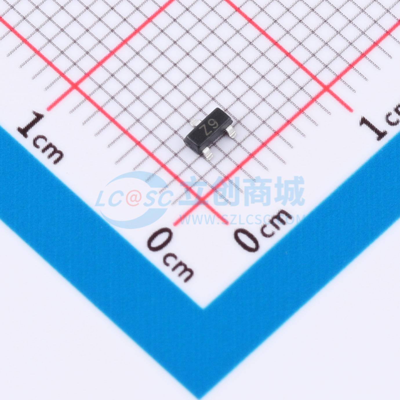 点击查看大图 BZX84-C10,215-JSM实物图