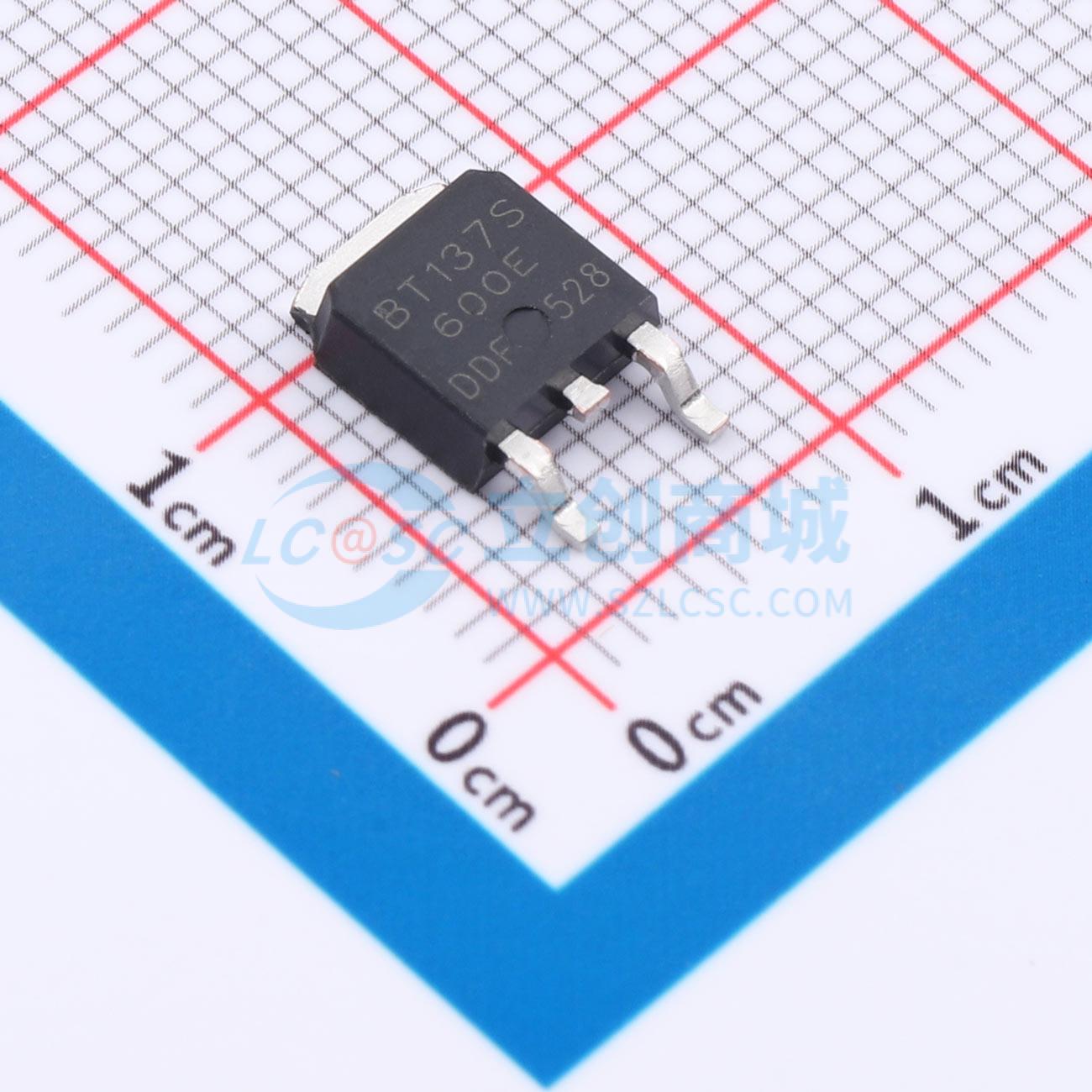点击查看大图 BT137S-800E-TO-252实物图