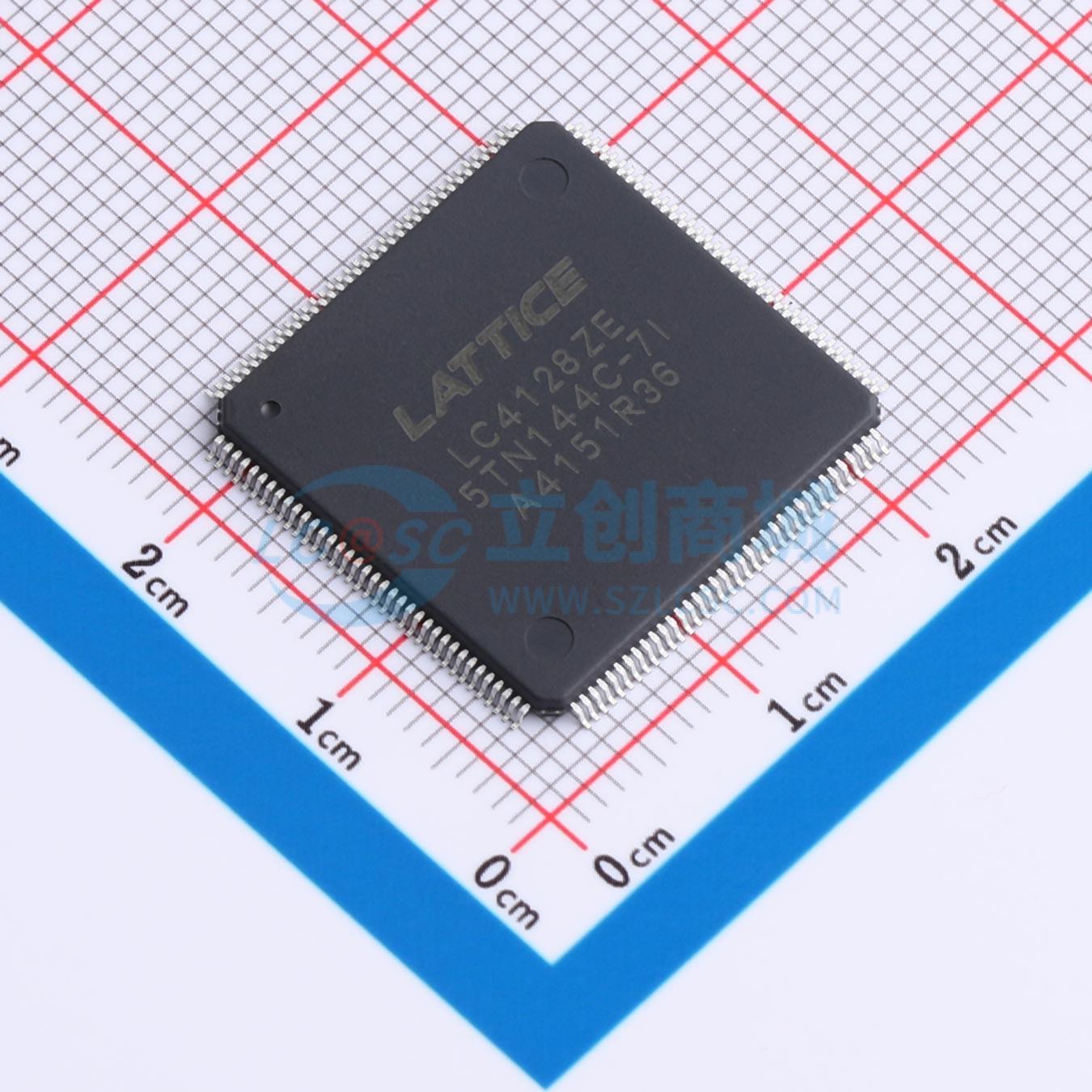 点击查看大图 LC4128ZE-7TN144I实物图