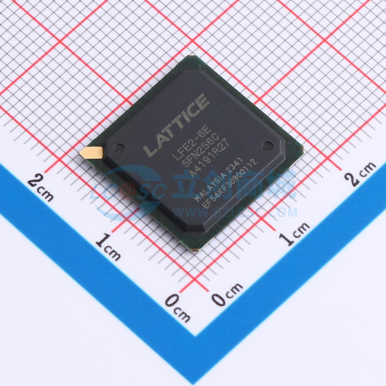 点击查看大图 LFE2-6E-5FN256C实物图