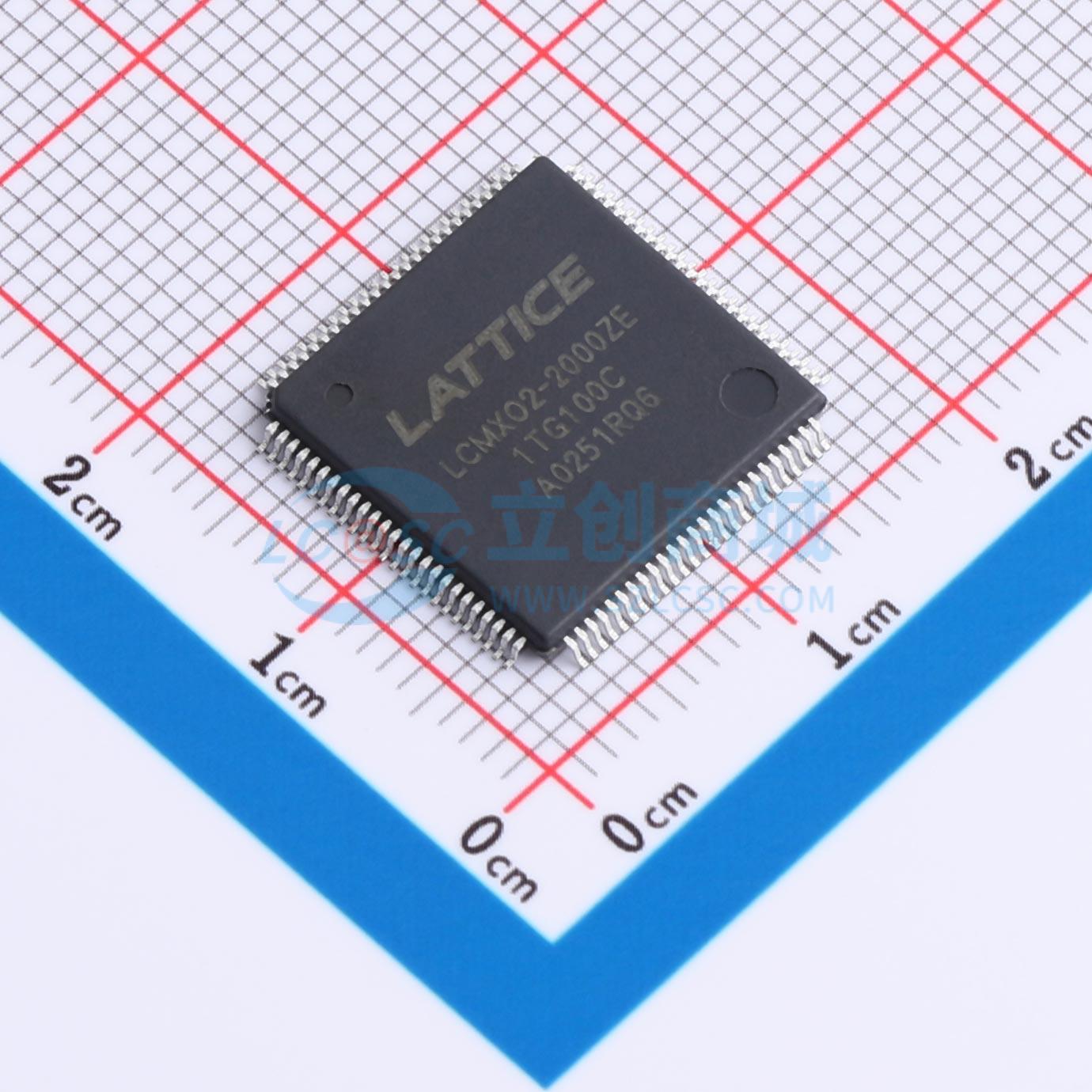 点击查看大图 LCMXO2-2000ZE-1TG100C实物图