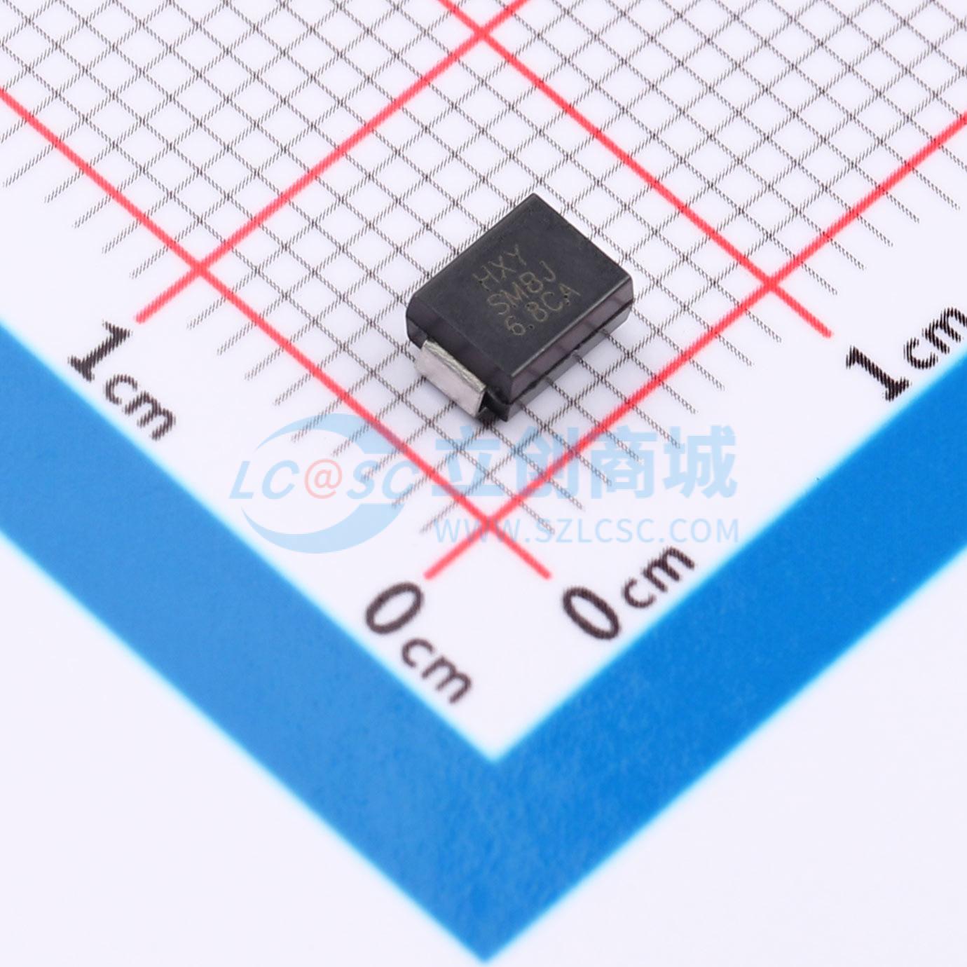 点击查看大图 SMBJ6.8CA实物图