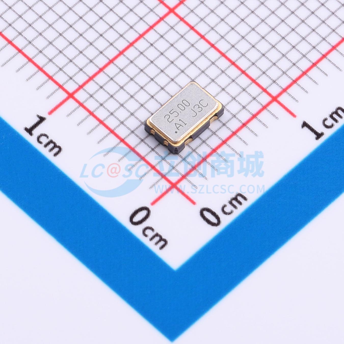 点击查看大图 ASFL1-25.000MHZ-LC-T实物图