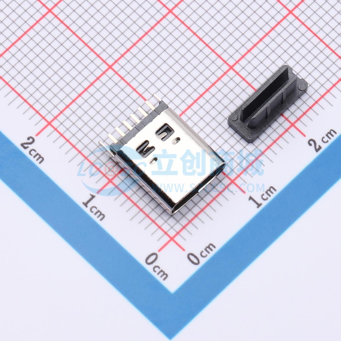 点击查看大图 TYPE-C-6P-ZCH10.5实物图