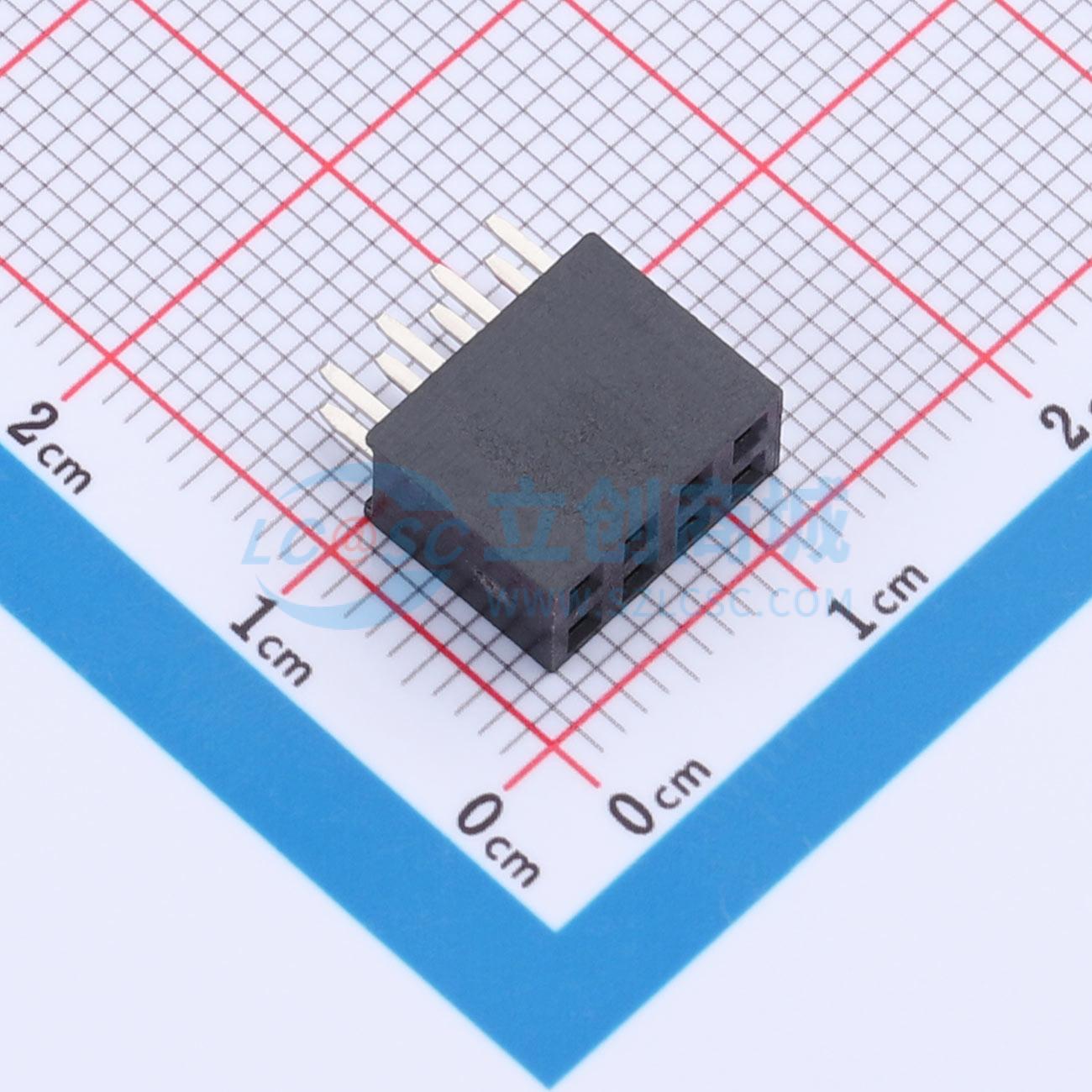 点击查看大图 PM-2.54-2*04-8.5-ZZ实物图