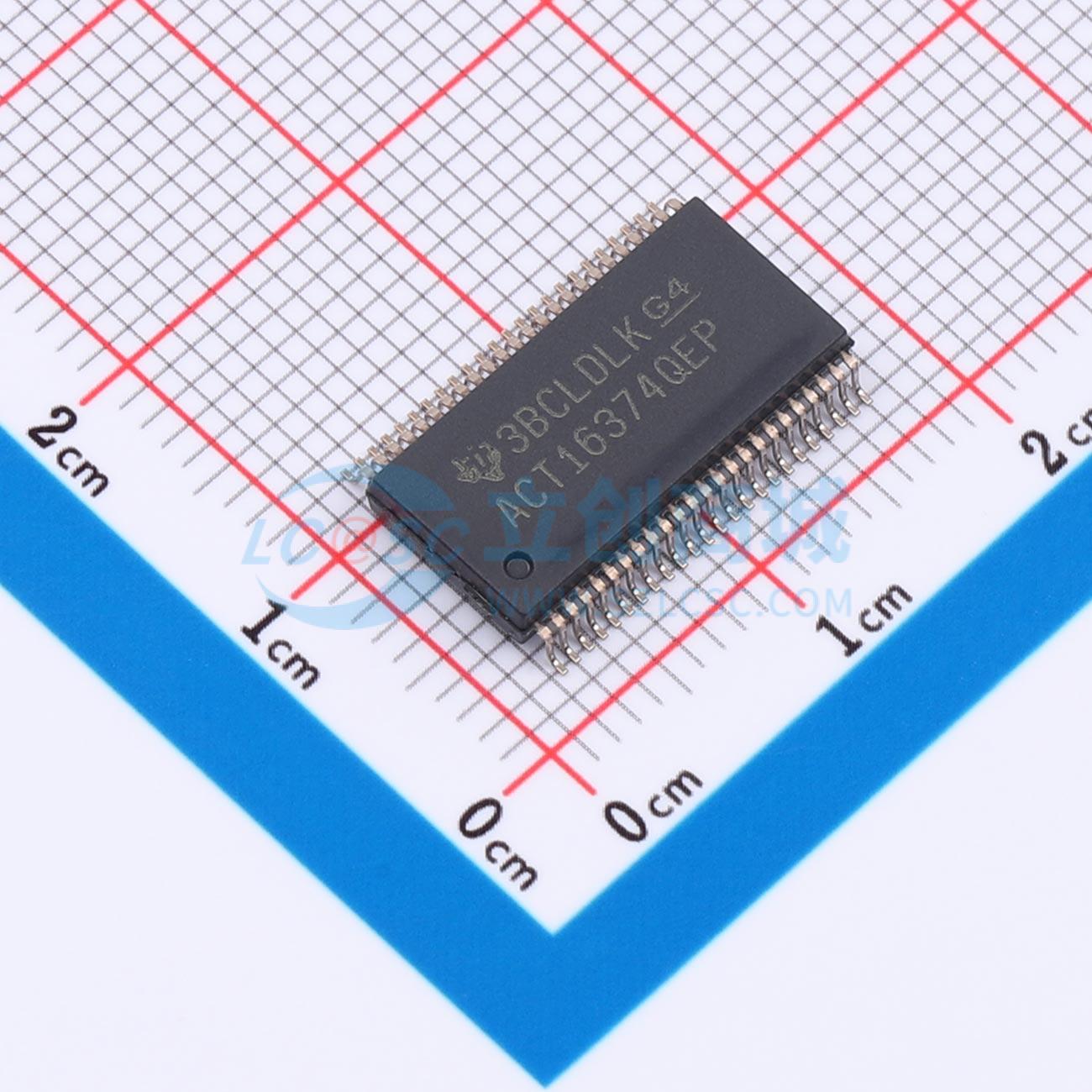 点击查看大图 SN74ACT16374QDLREP实物图