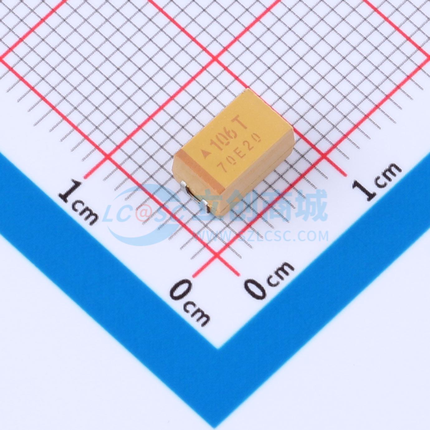 点击查看大图 TAJE106K050RNJ实物图