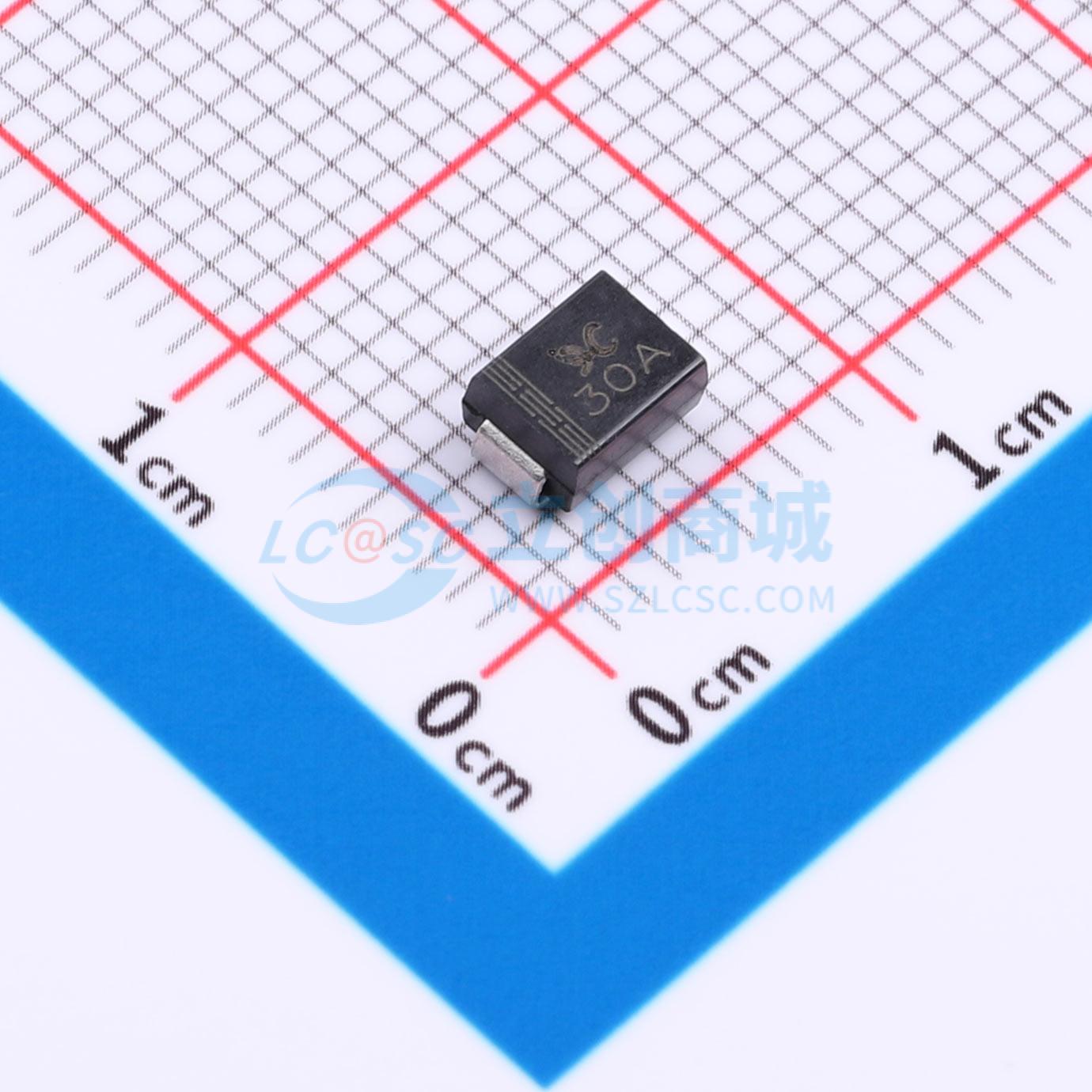 点击查看大图 P6SMB30A实物图