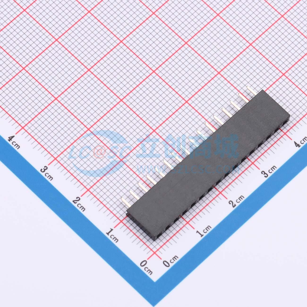 点击查看大图 PM-2.54-1*16-8.5-ZZ实物图