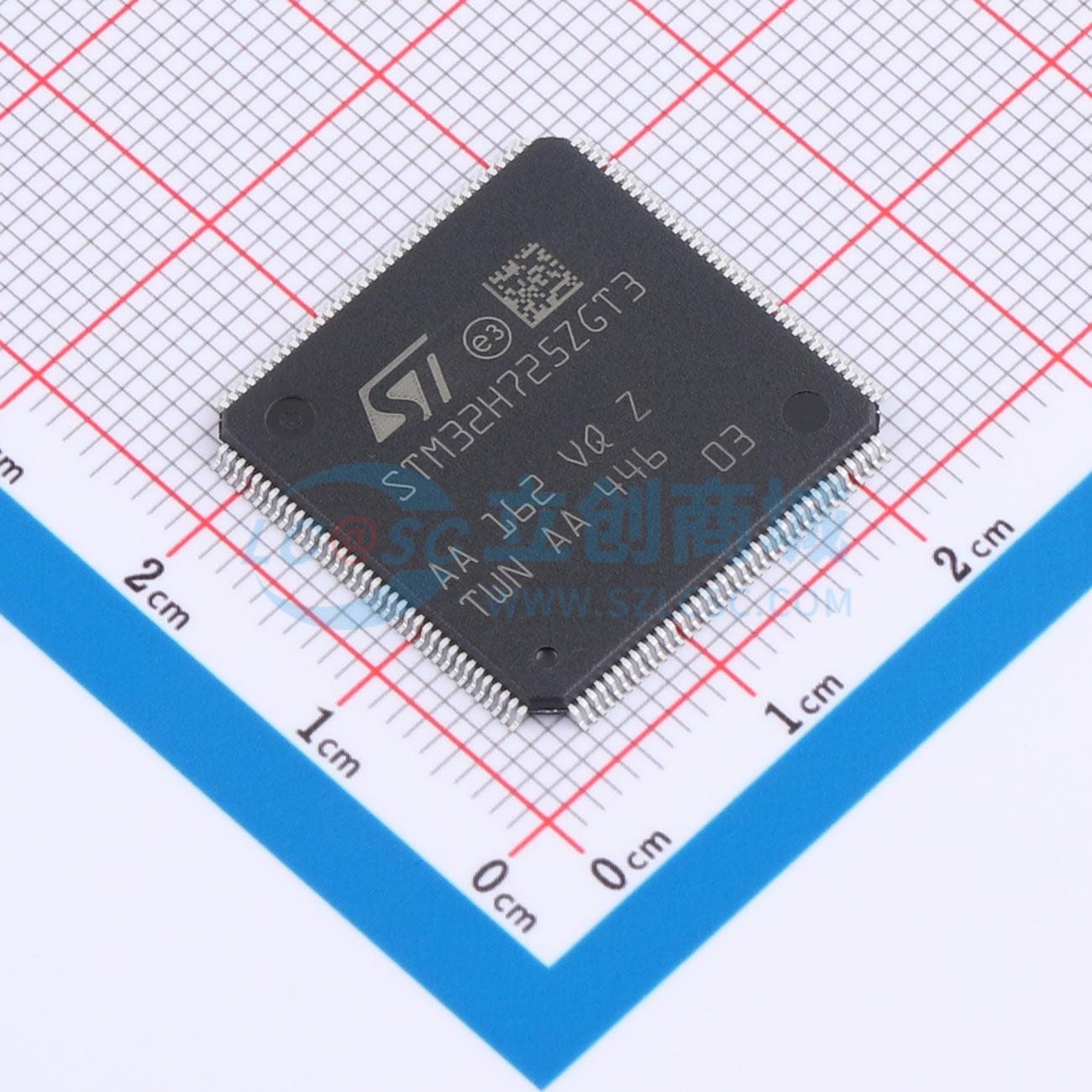 点击查看大图 STM32H725ZGT3实物图