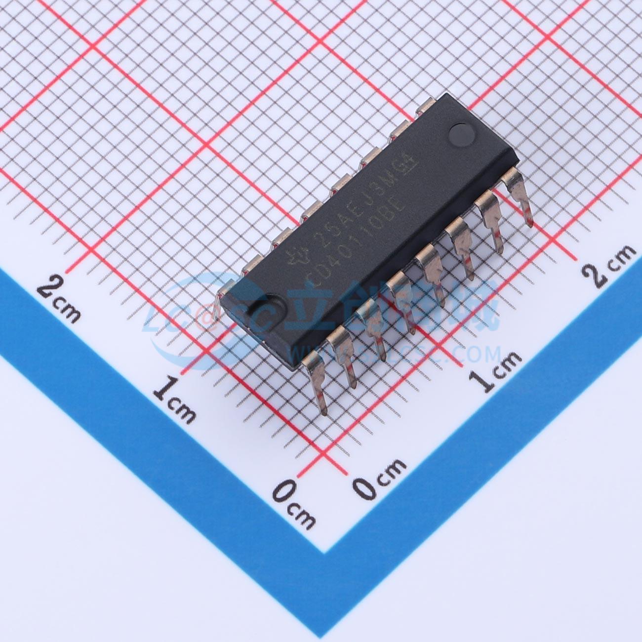 点击查看大图 CD40110BE实物图