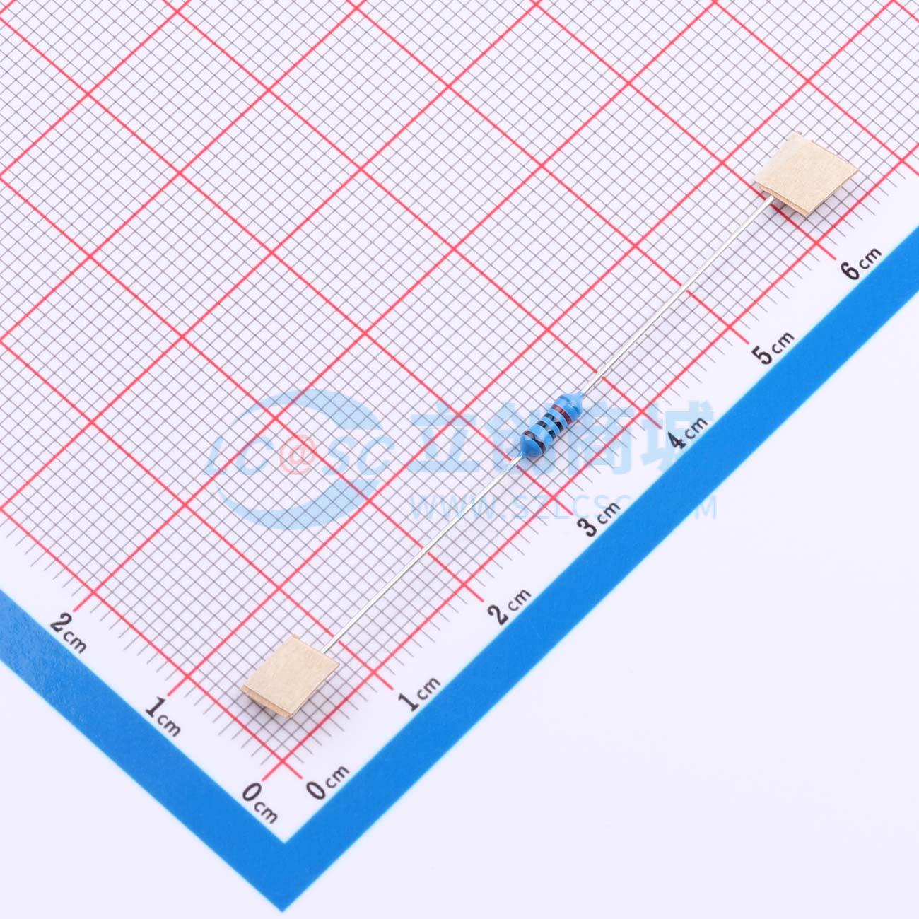 点击查看大图 MFR-25FRF52-620R实物图