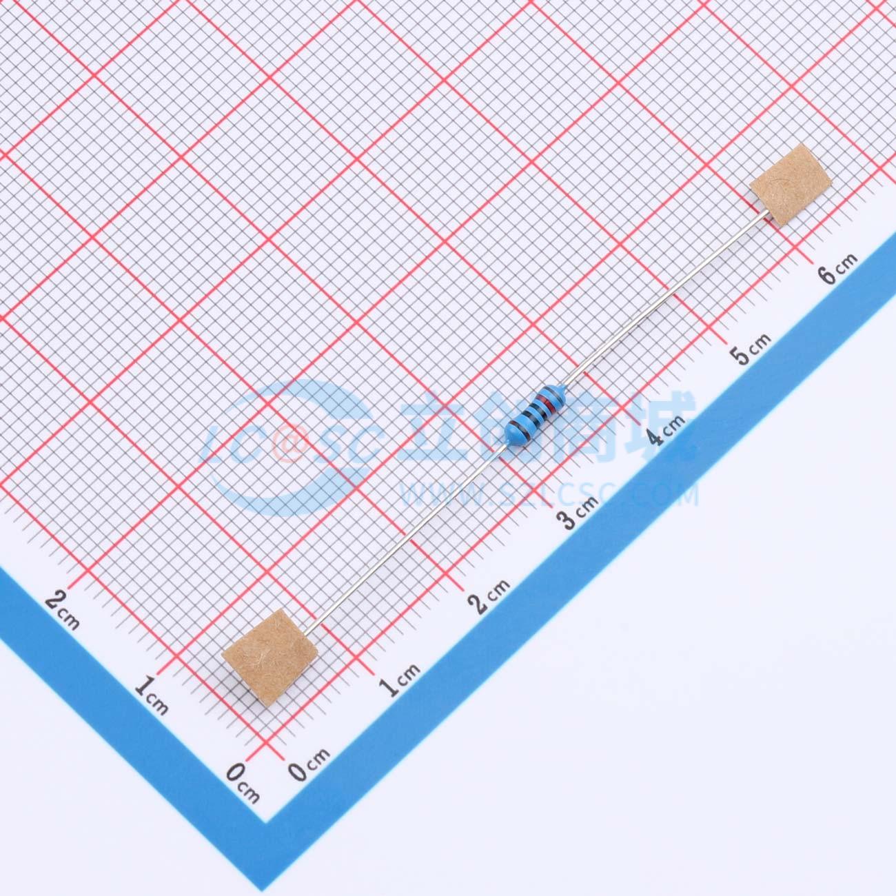 点击查看大图 MFR-25FRF52-820R实物图