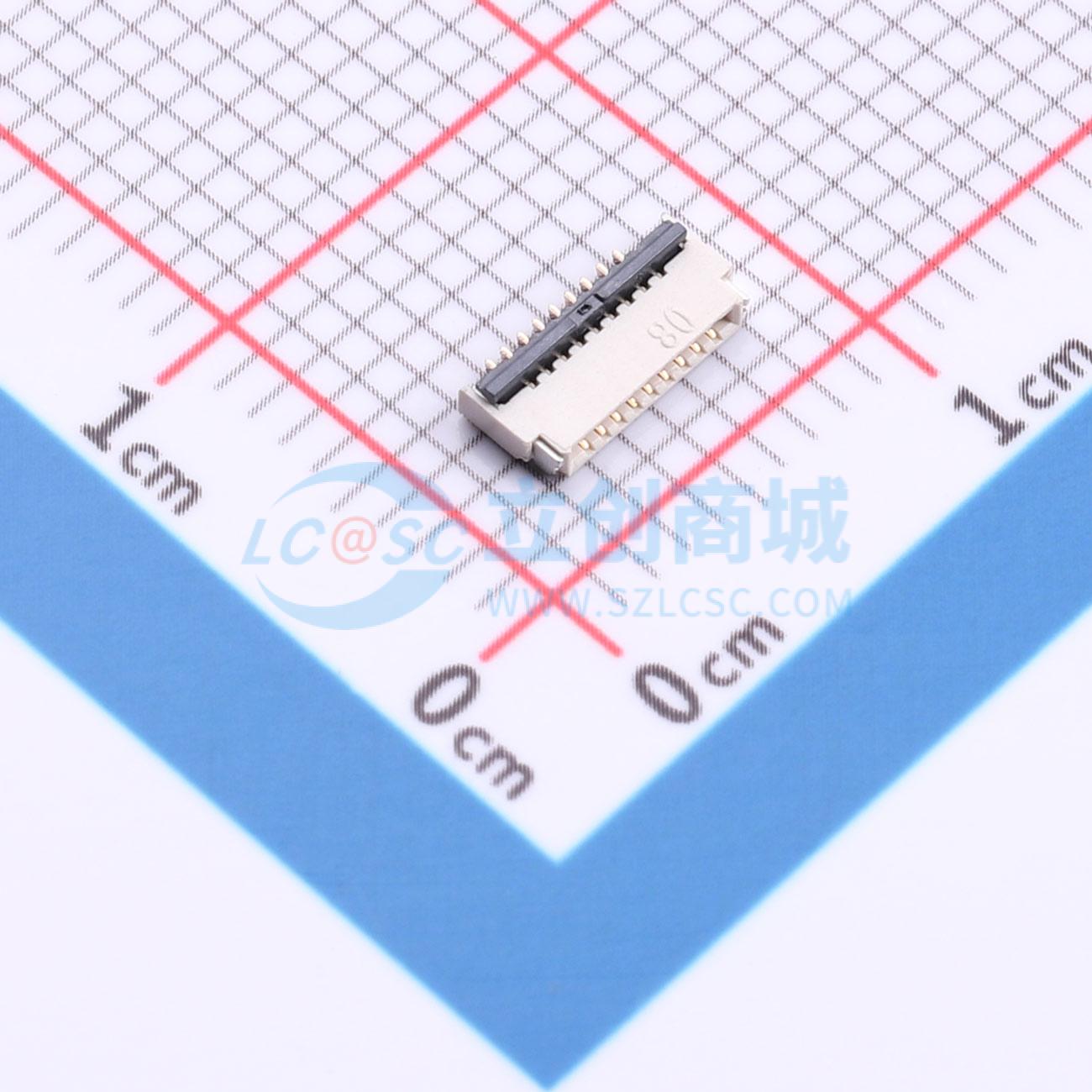 点击查看大图 XY-FPC-0.5-09-5P实物图