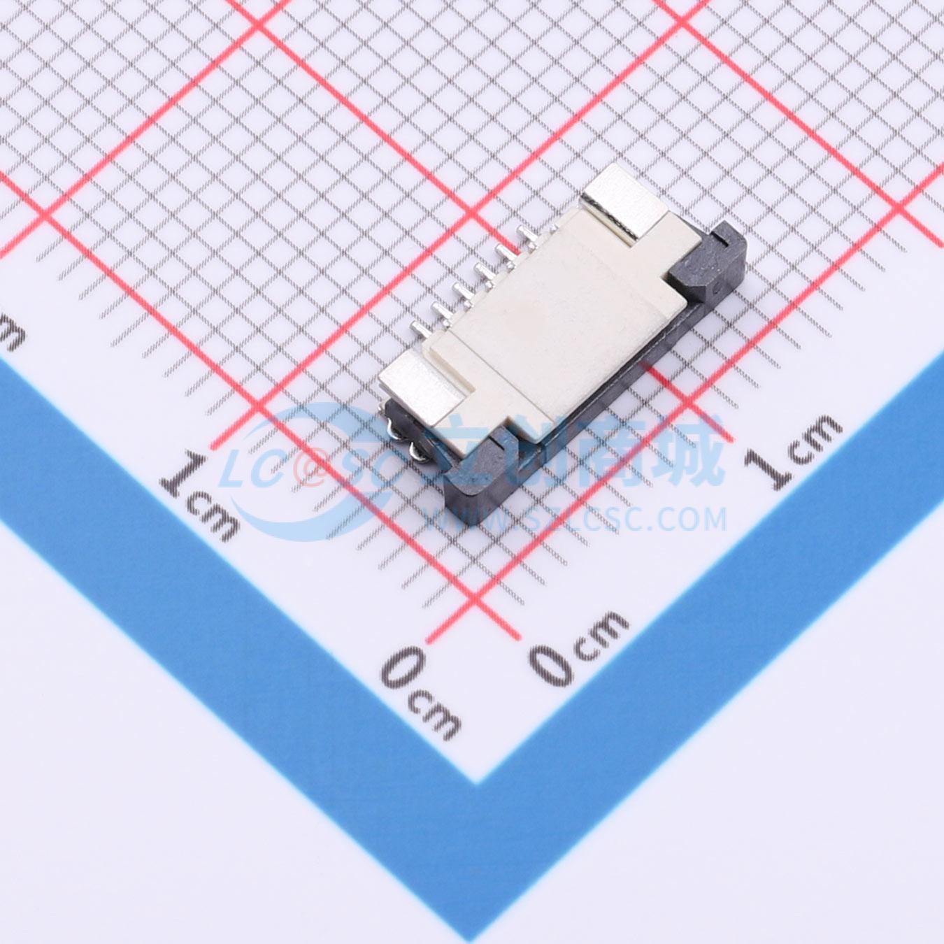 点击查看大图 XY-FPC-1.0-CT-6P实物图