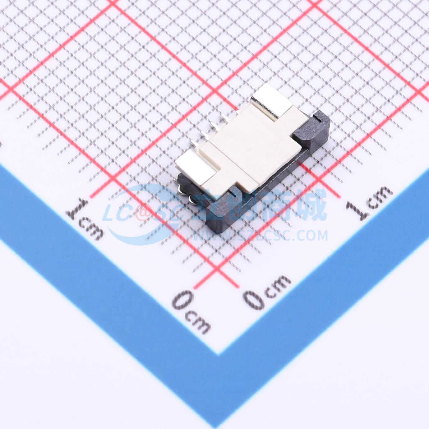 点击查看大图 XY-FPC-1.0-CT-4P实物图