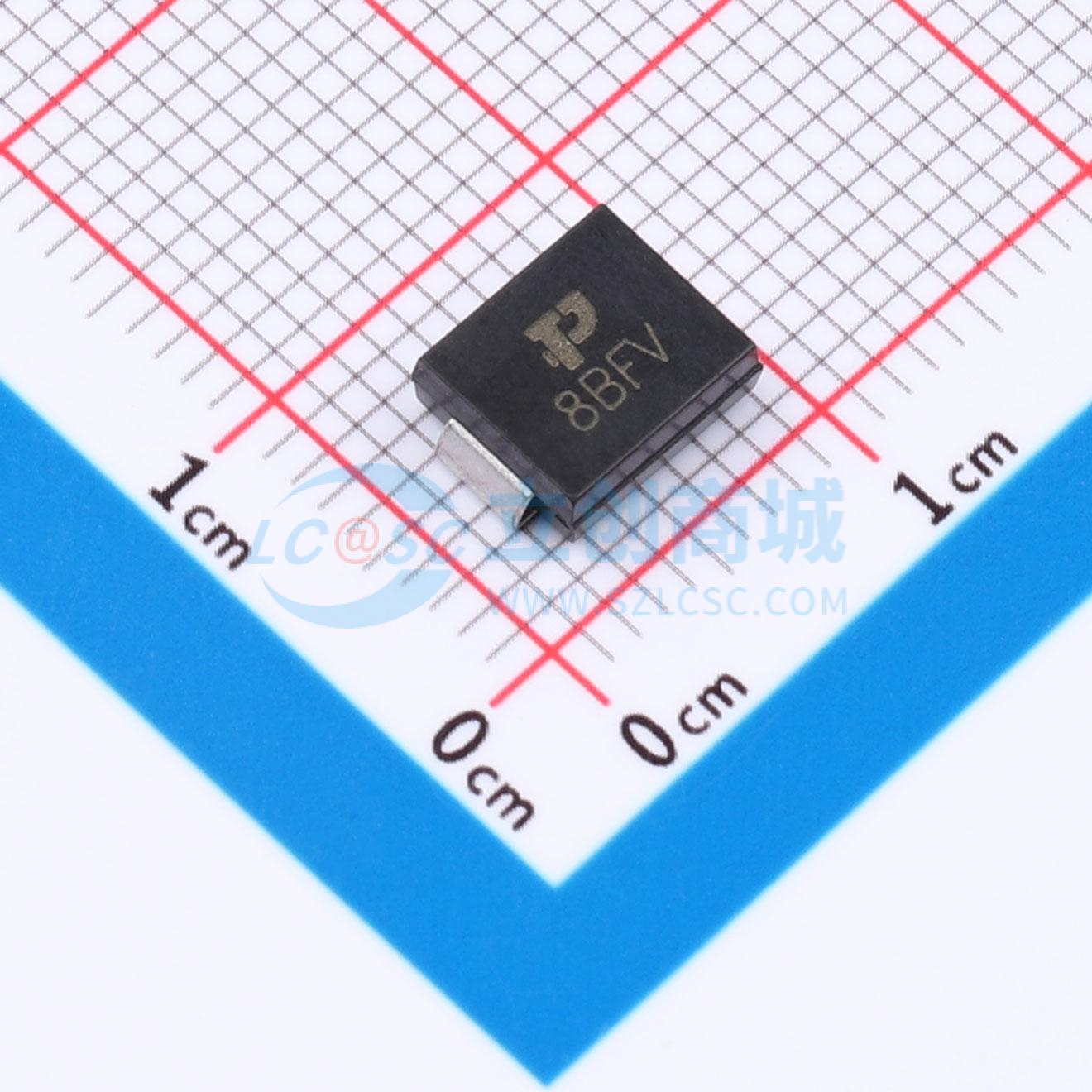 点击查看大图 TP8.0SMDJ45CA实物图