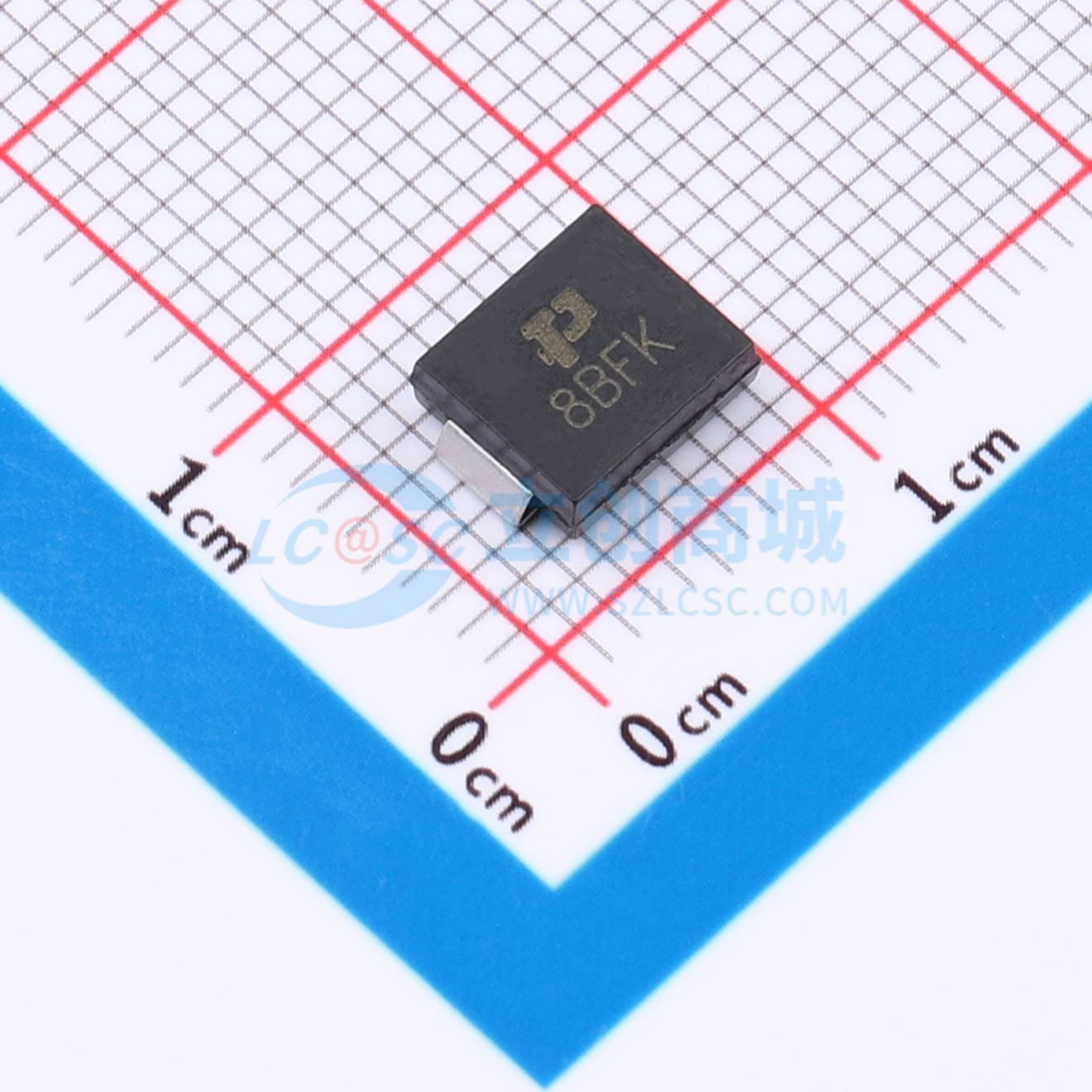 点击查看大图 TP8.0SMDJ30CA实物图