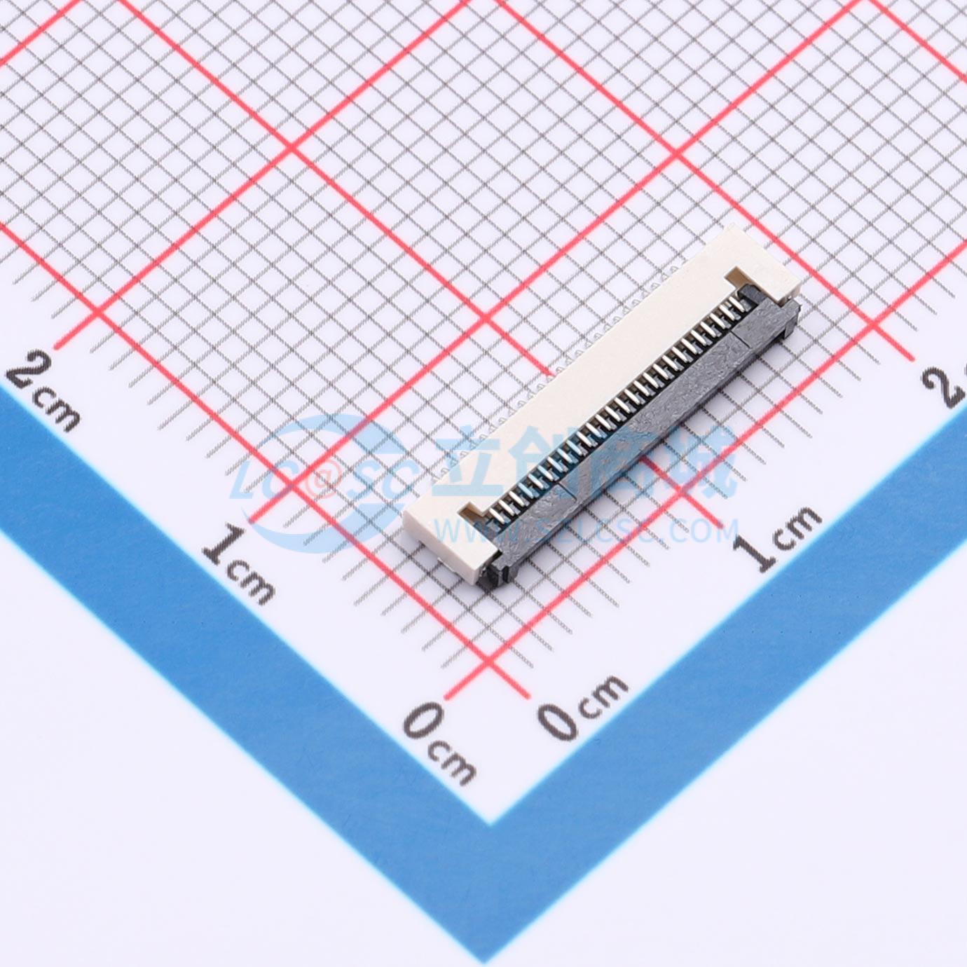 点击查看大图 FPC 0.5-26P XGXJ H1.5实物图