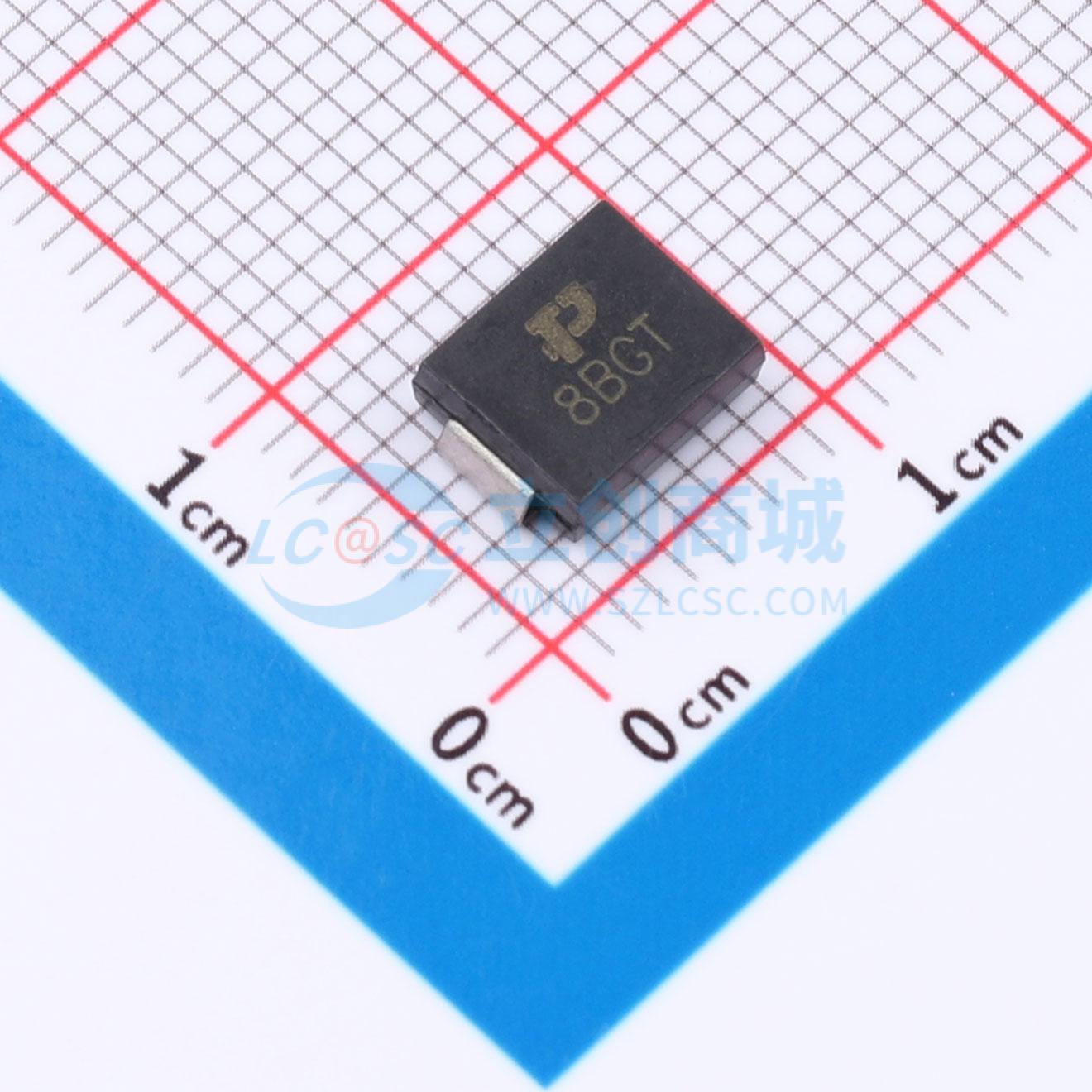 点击查看大图 TP8.0SMDJ78CA实物图