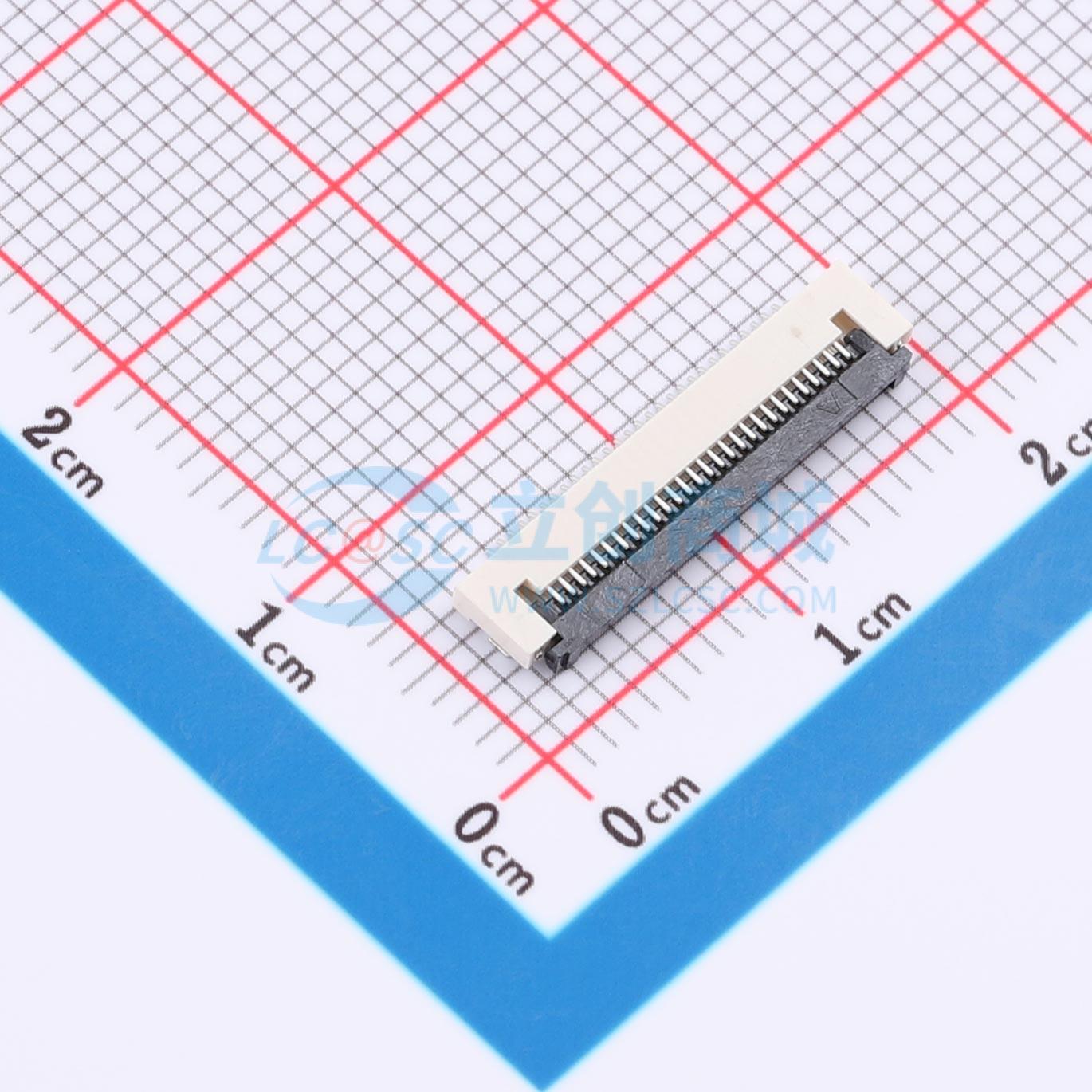 点击查看大图 FPC 0.5-28P XGXJ H1.5实物图