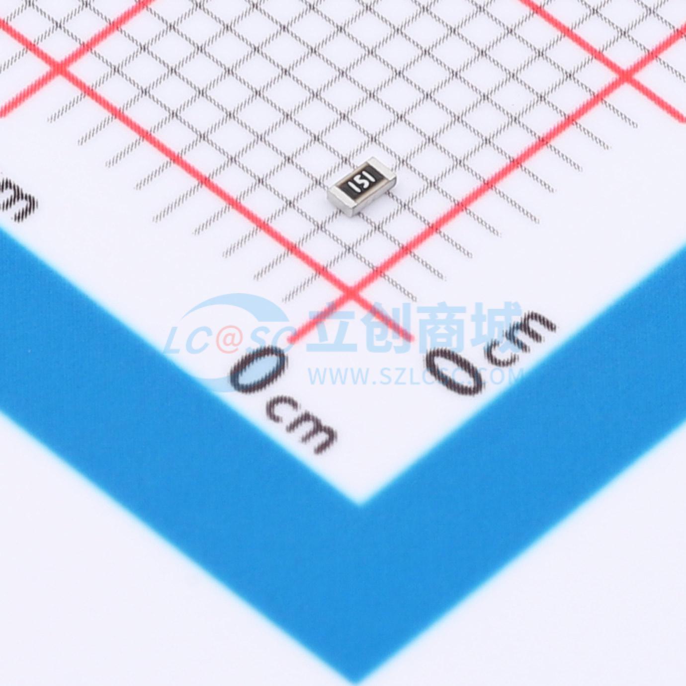 点击查看大图 PTFR0603B150RV9实物图