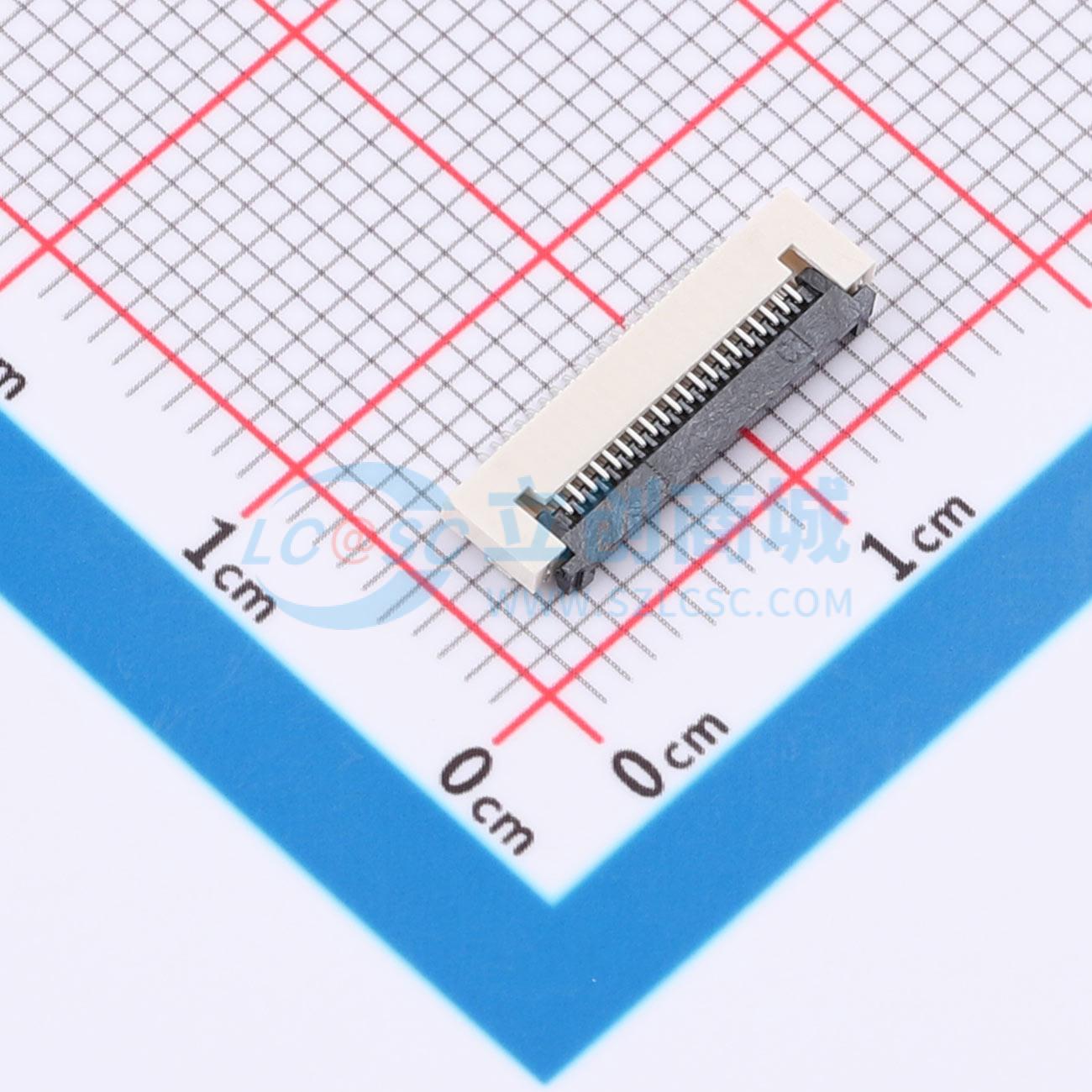 点击查看大图 FPC 0.5-20P XGXJ H1.5实物图